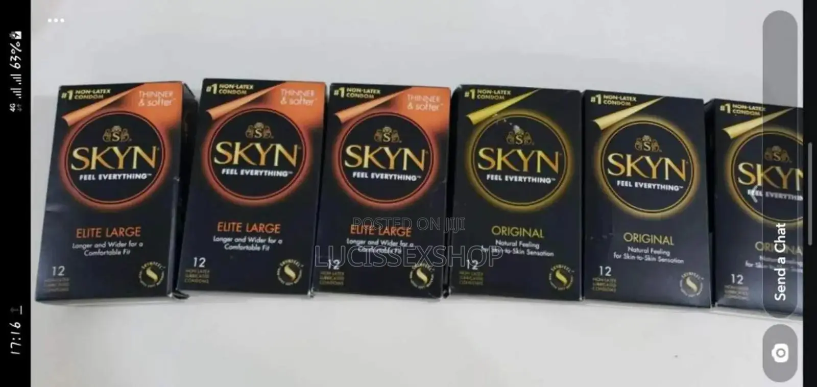 Skyn Non Latex Condoms (12 in a Pack)