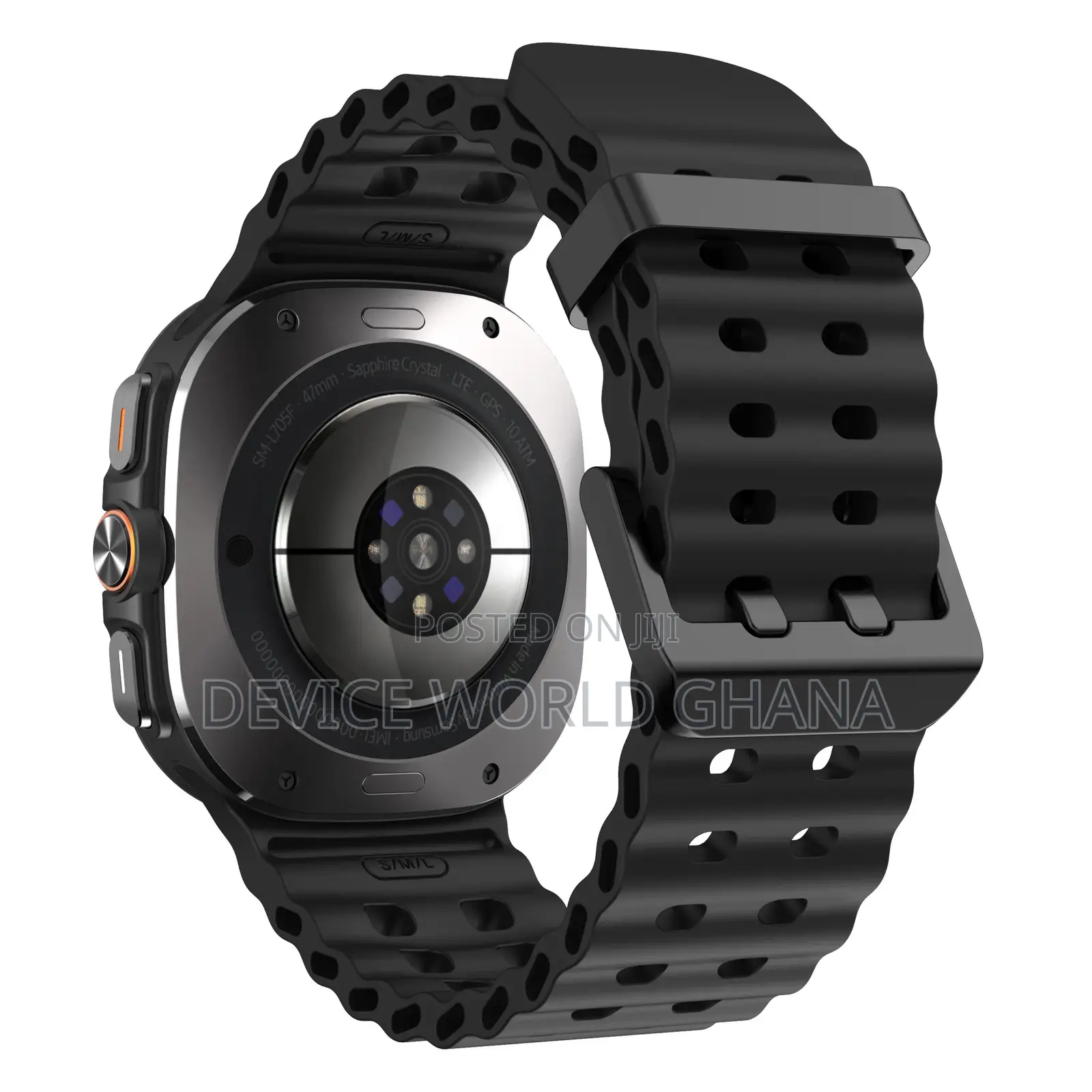 Marine Silicone Strap Available For Samsung Watch 7 Ultra