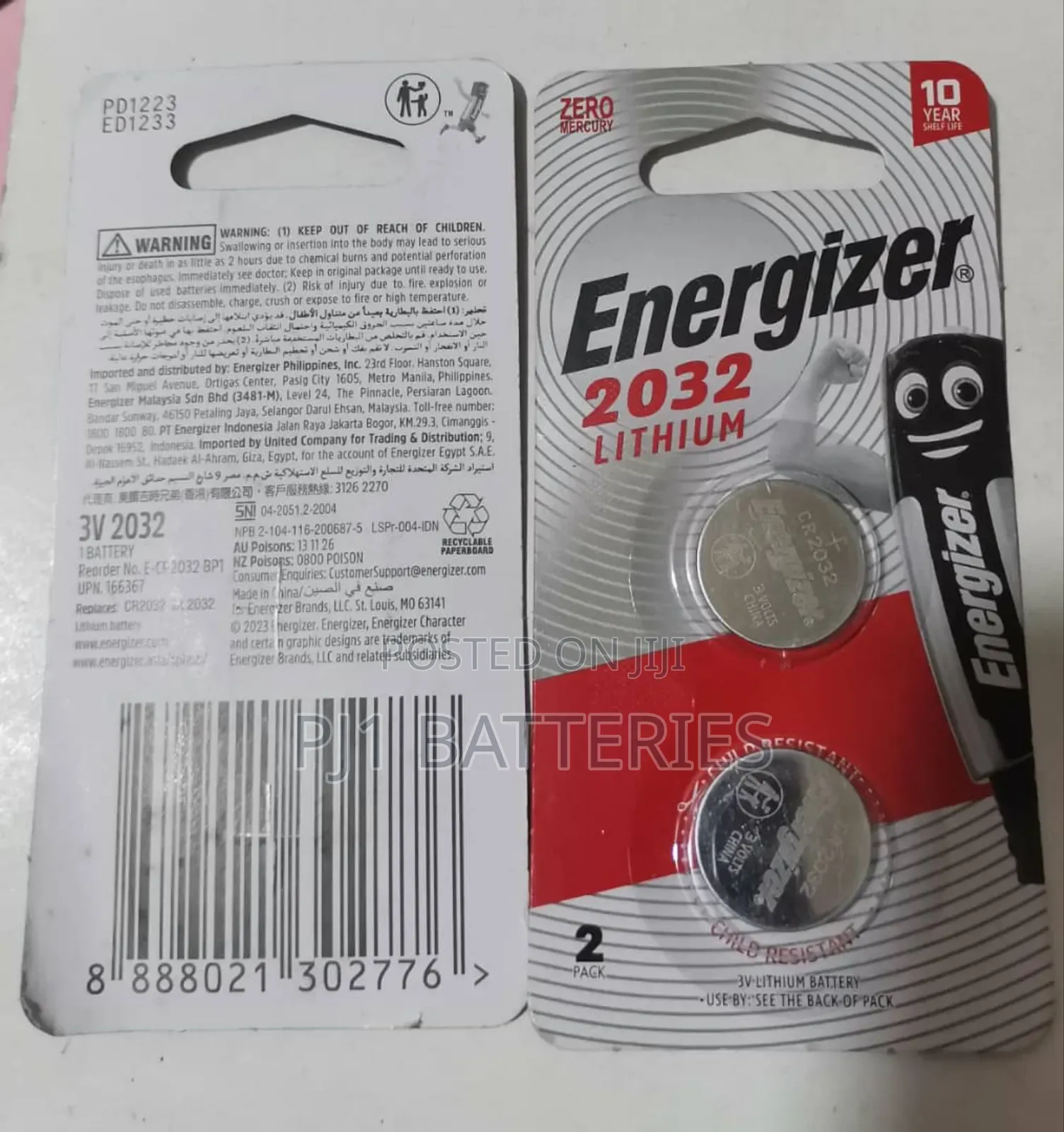 Original Cr 2032 Energizer Battery