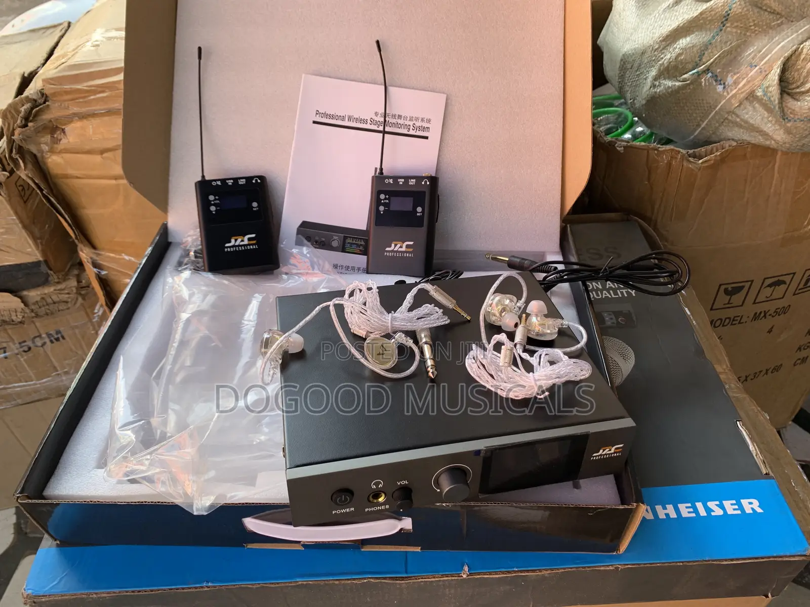 Jac Iem-1200 2-in-1 Wireless in-Ear Monitors System