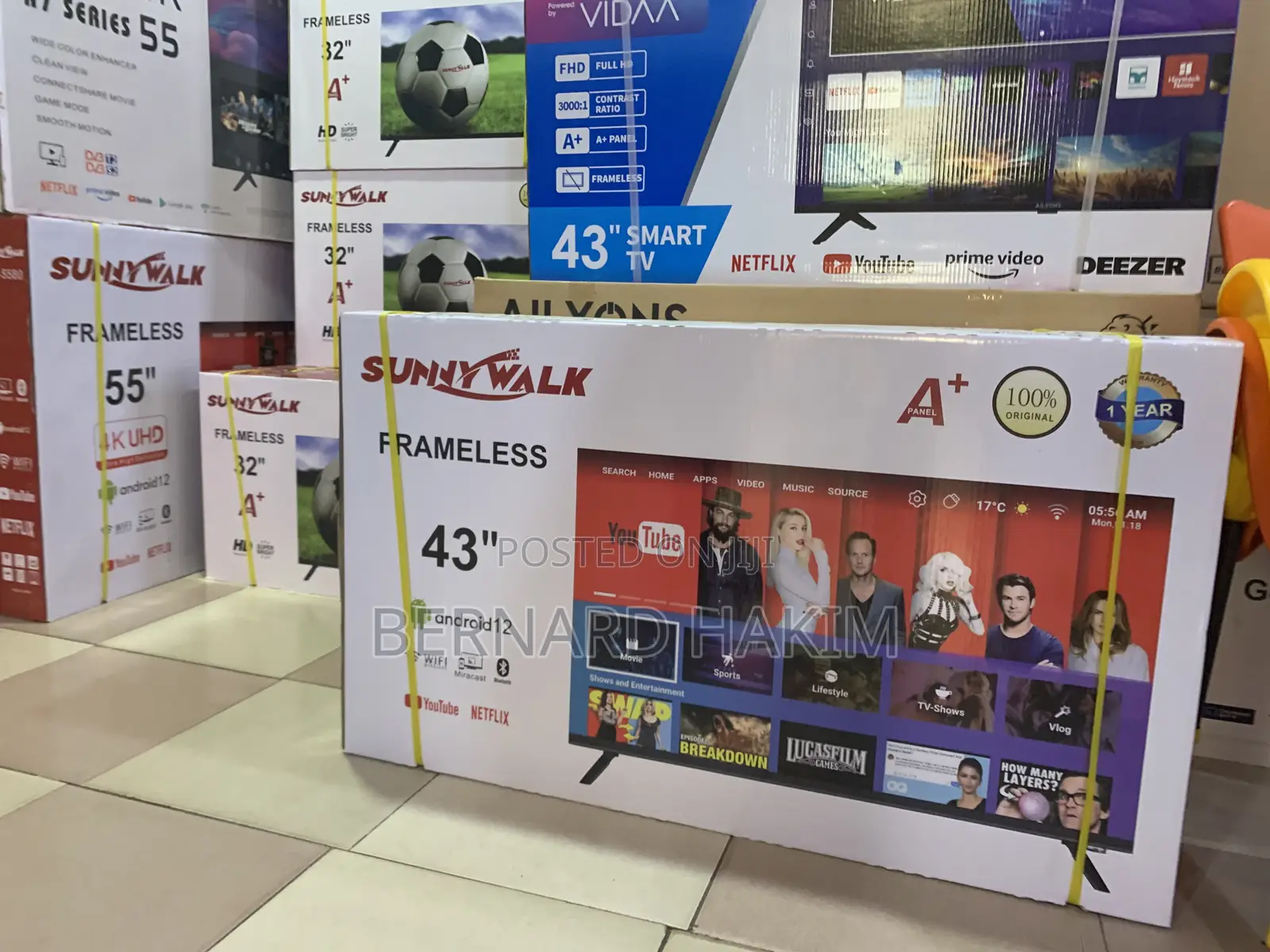 Sunny Walk 43” Smart Digital Satellite Tv