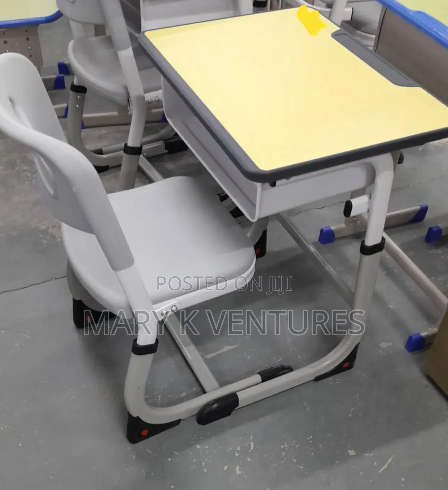 Yellow Study Desk