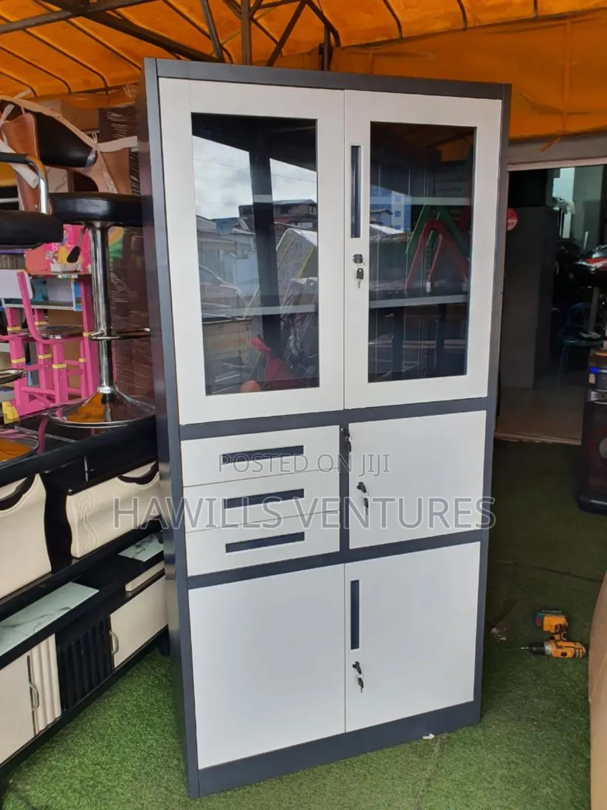 Steel Cabinet With Inbuilt Safe