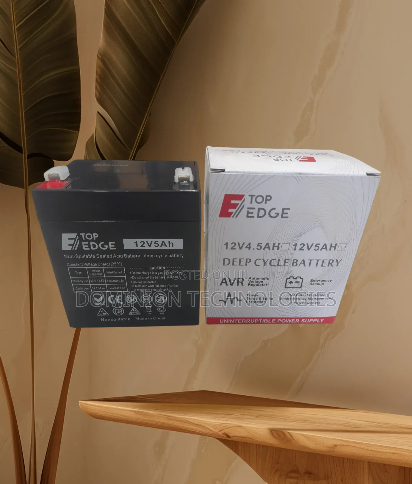 Top Edge 12v 5ah Ups Battery