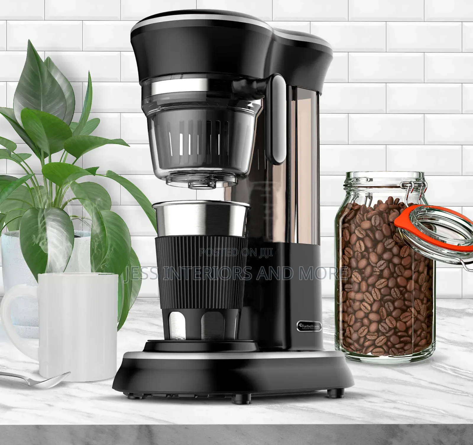 Turbotronic Coffee Maker With Grinder