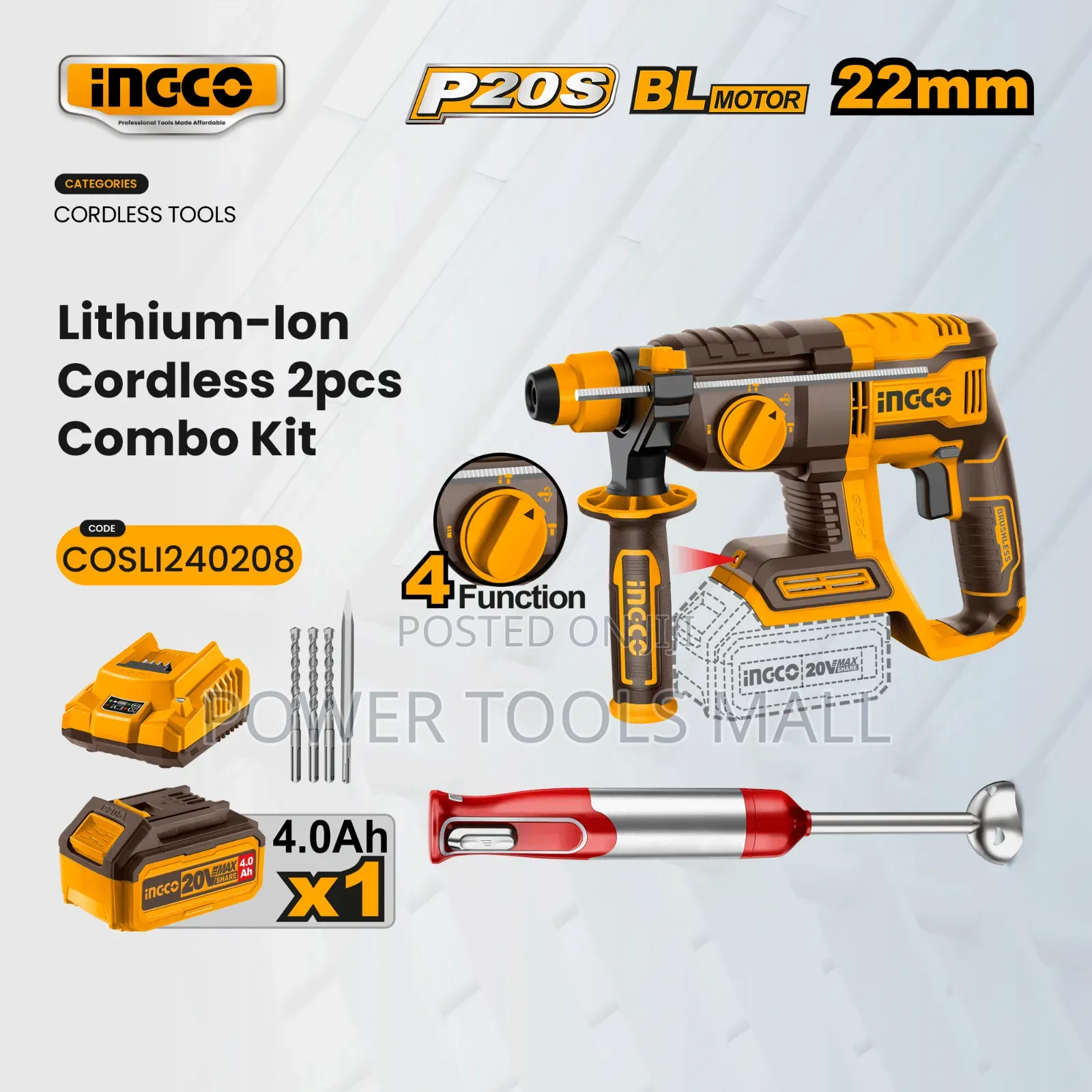 Cordless Rotary Hammer