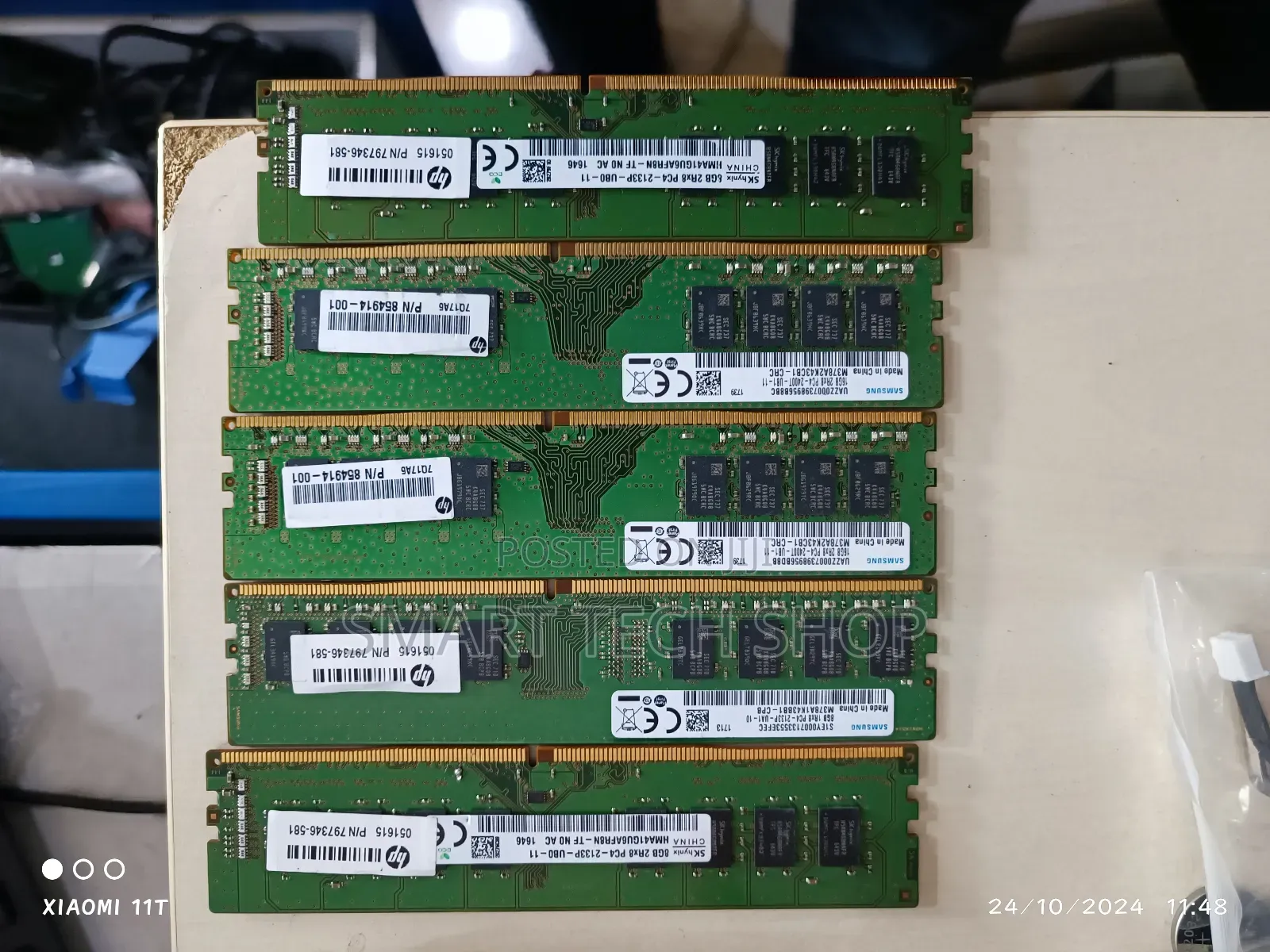 8gb PC4 2133P Samsung Memory for Servers and Work Stations