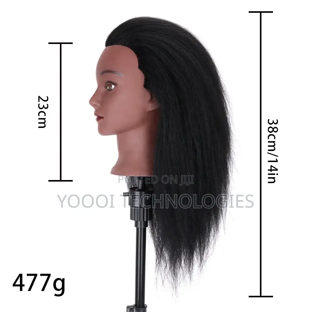 Afro/ Straight Human Hair Mannequin Training Doll