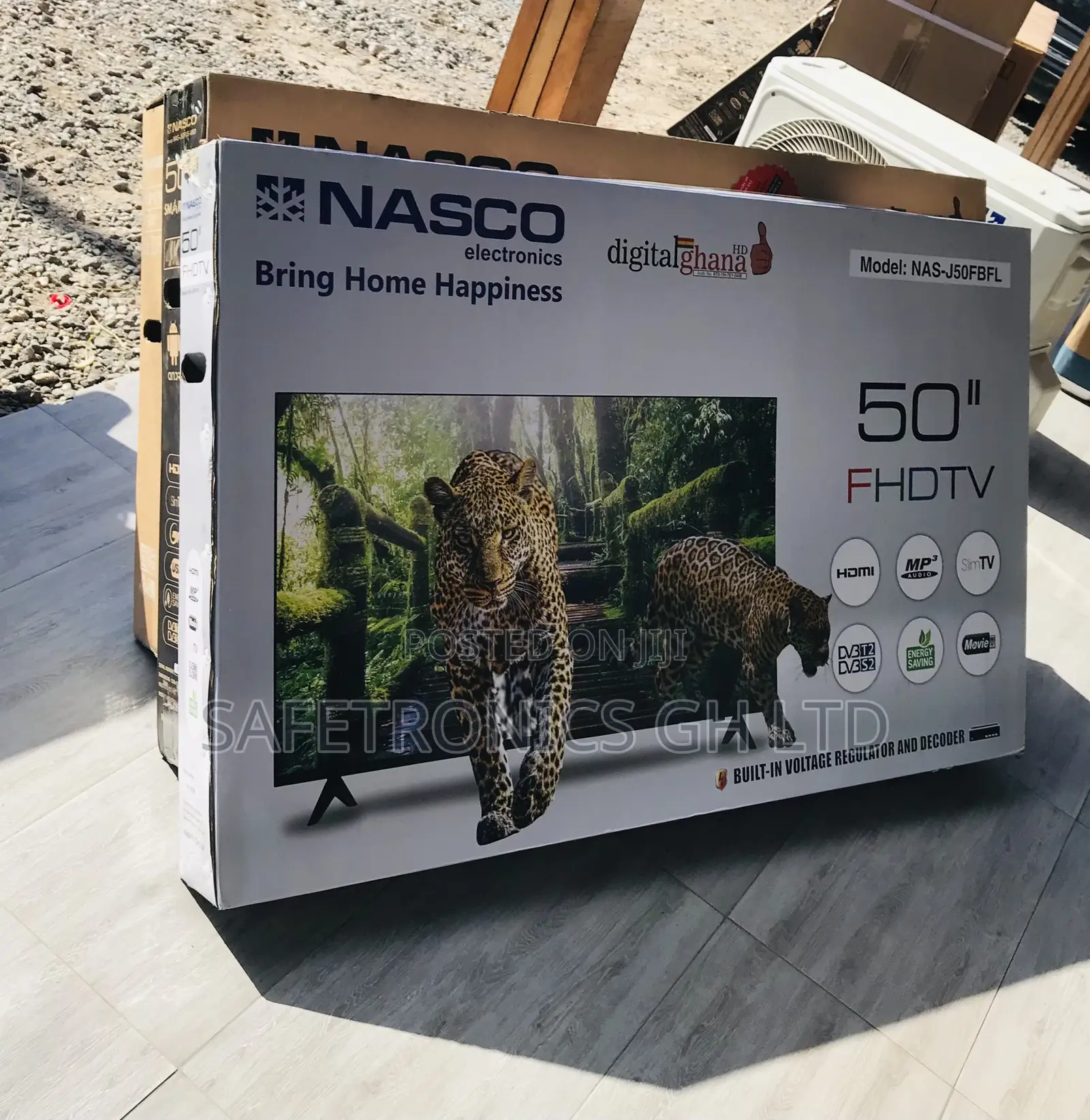 Available (Black) 50 Inch Digital LED Nasco Satellite Tv