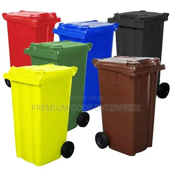 240 Liter Dustbin, Flat Cover