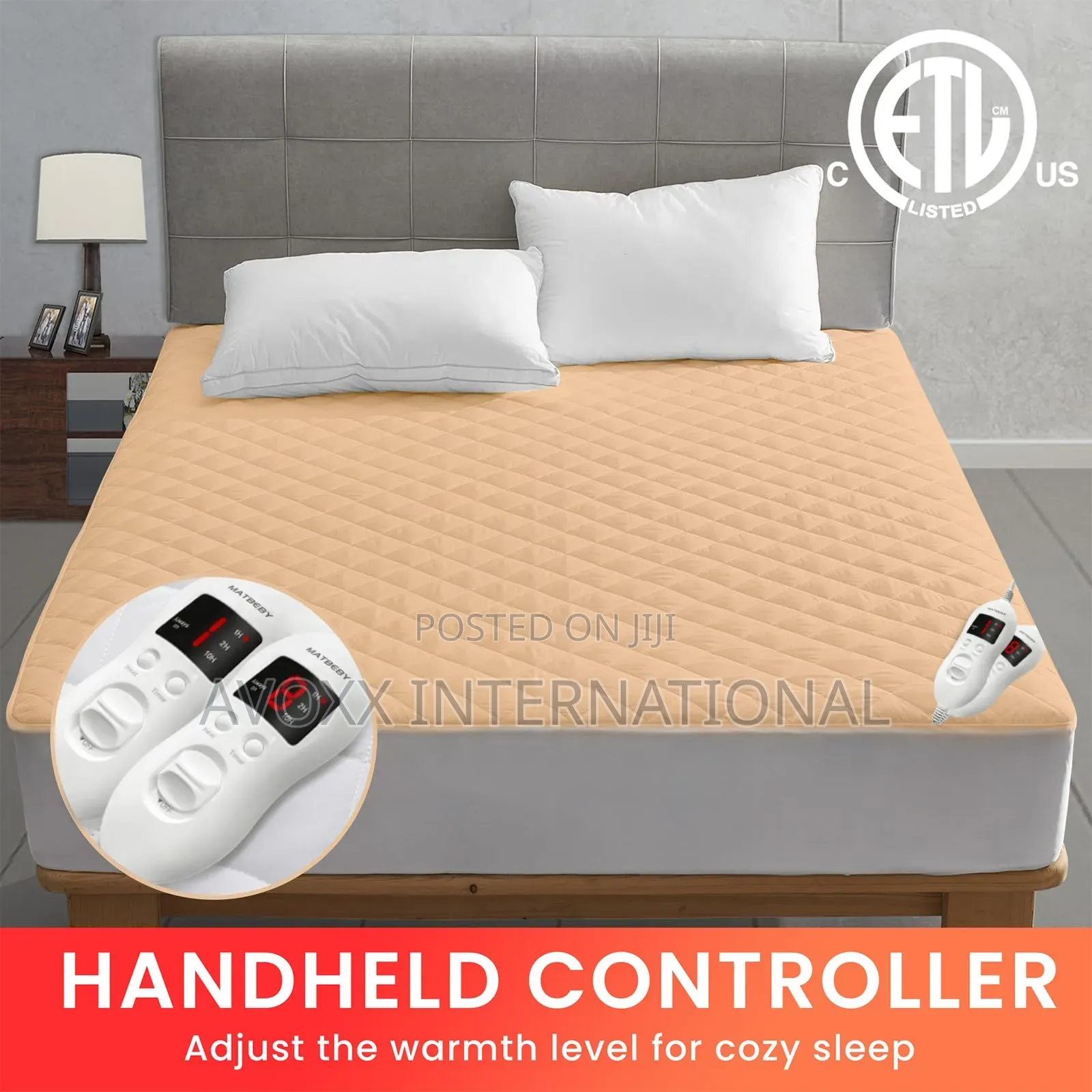 Mk-king Heated Mattress Pad, King Size