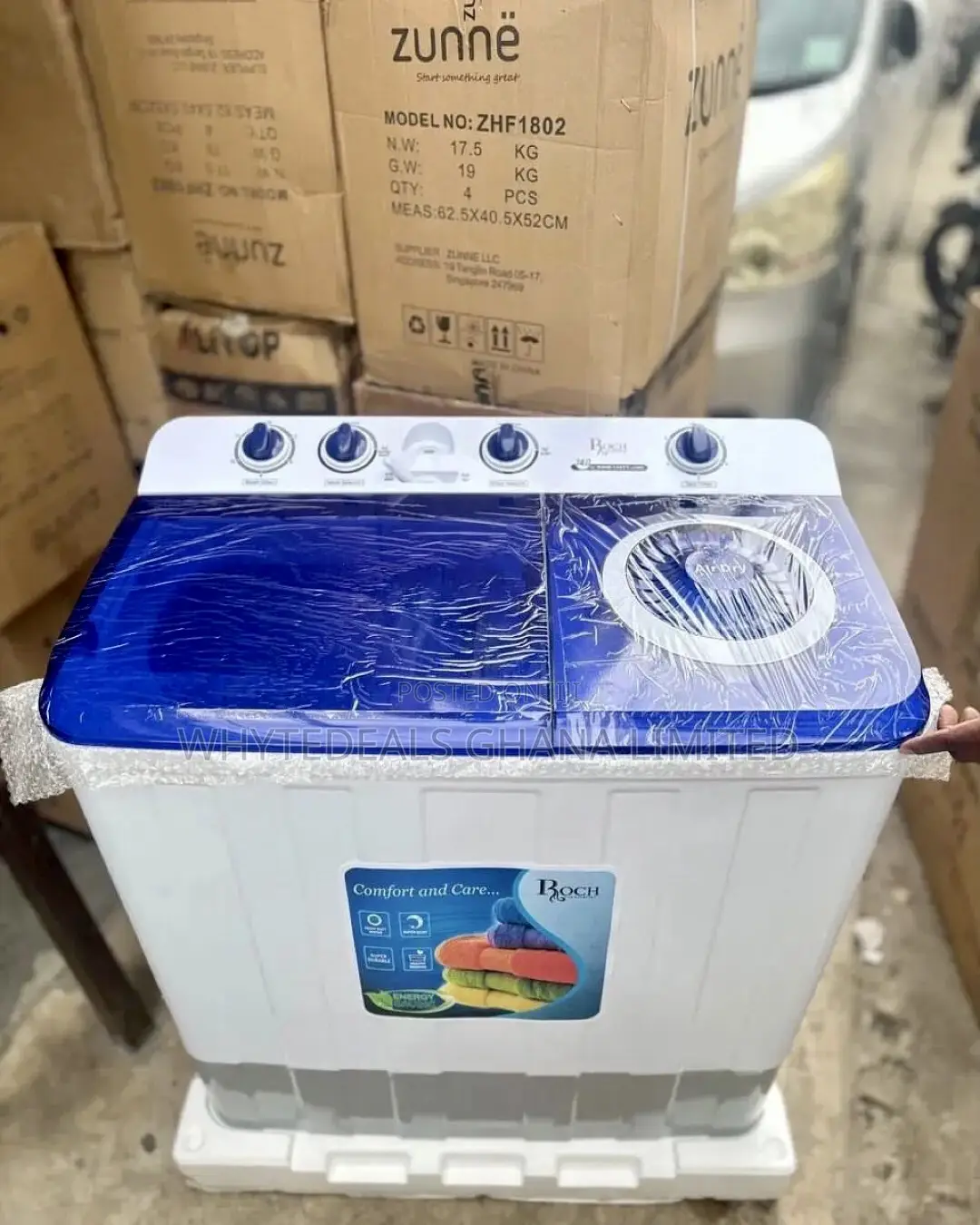 12kg Roch Semi-automatic Top Load Washing Machine| Wash Dry