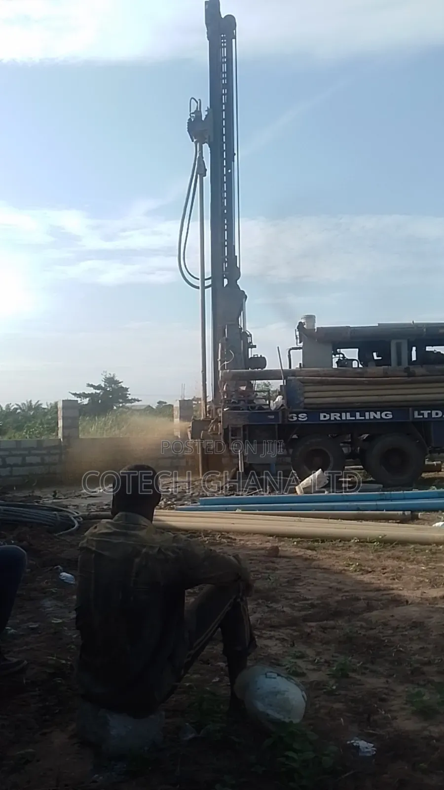 Borehole Drilling With Oda, Kade, Akwatia