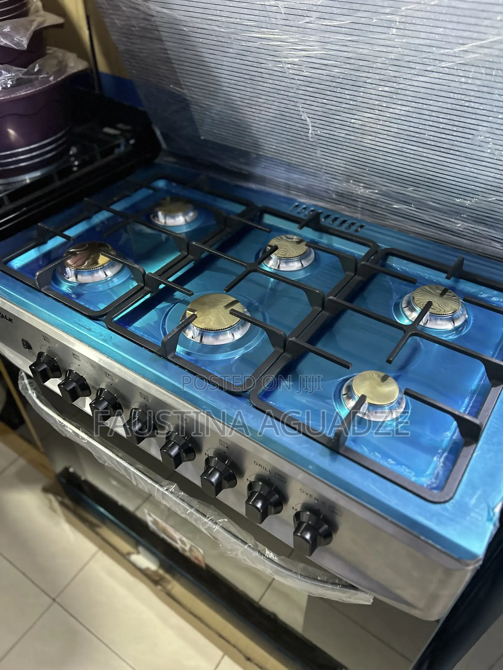 Sunny Walk 90 X60 6 Burner Gas Cooker