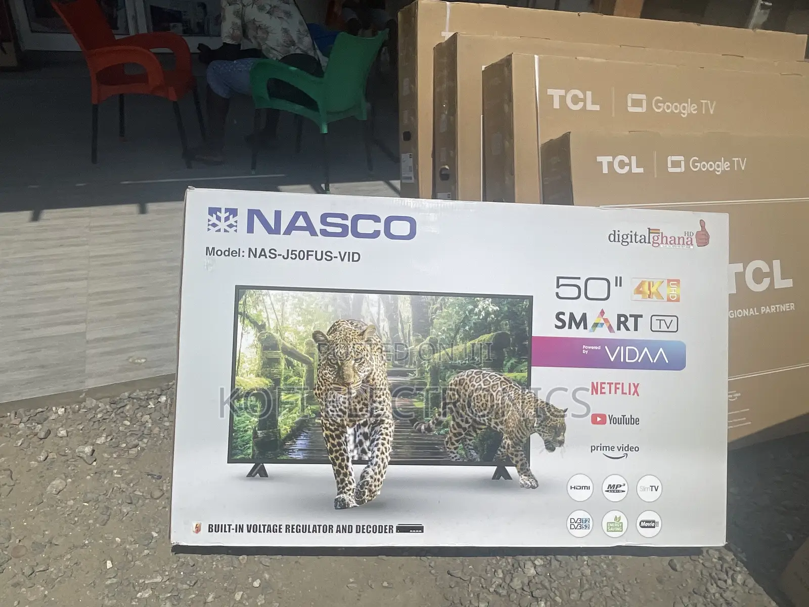 Screen to Mobile Mirroring Nasco 50 Smart Vidaa LED TV