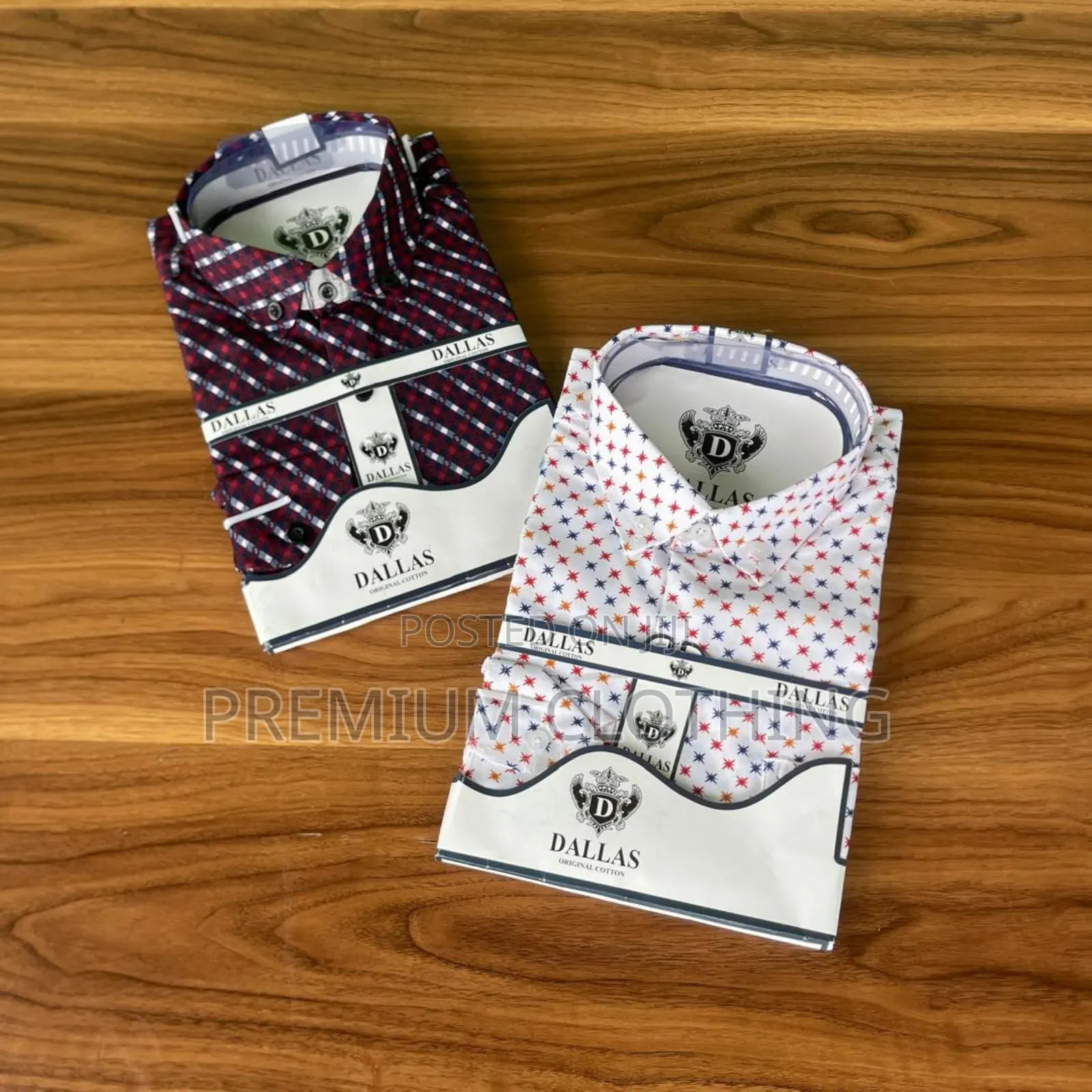 Designed Long and Short Sleeves Shirts Available