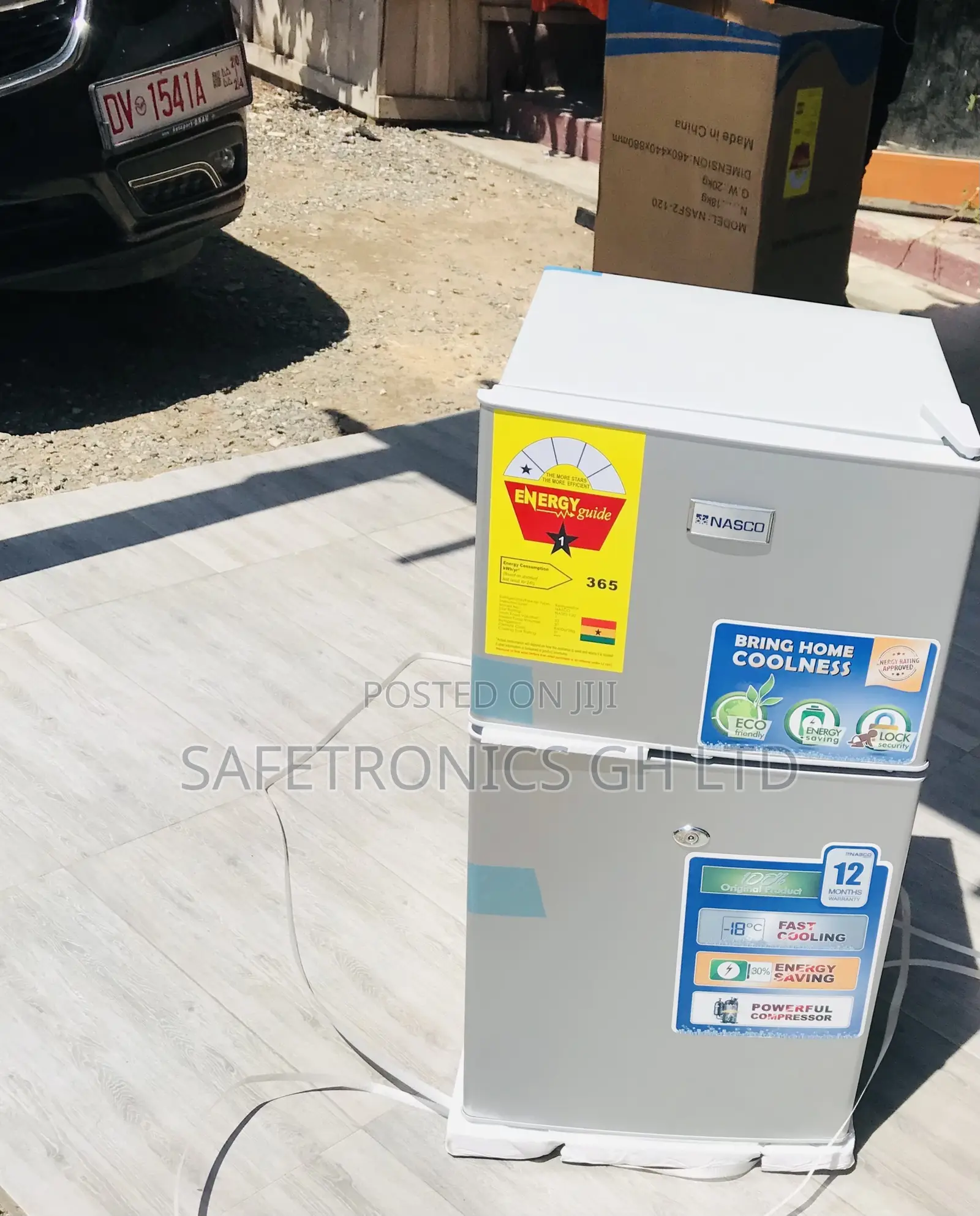 Fast Cooling ~ Nasf2-120 Topfreezer Gray Nasco Fridge