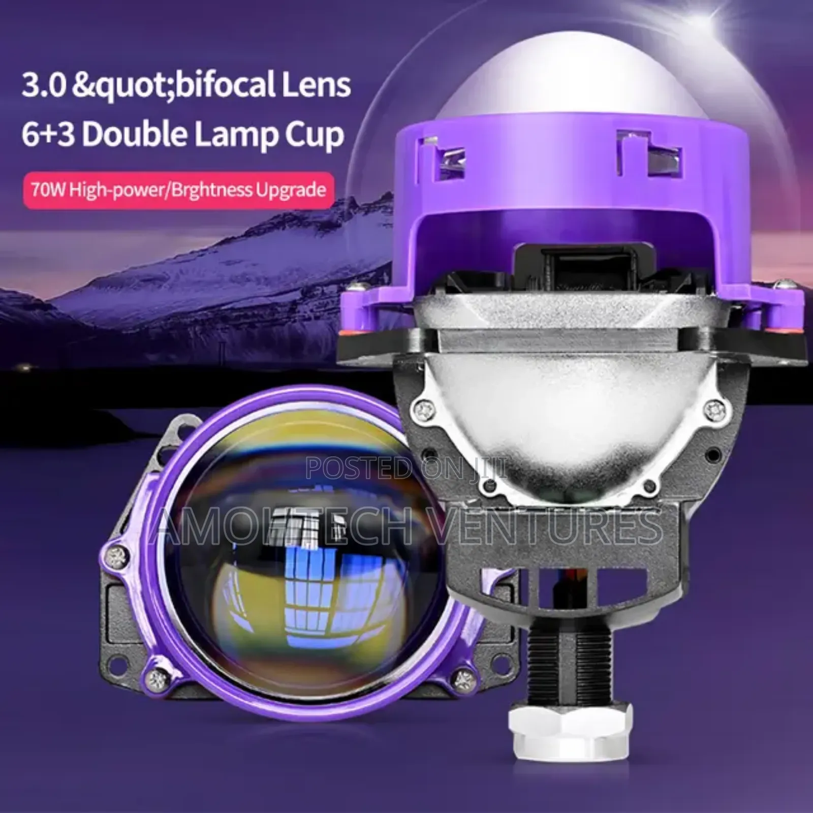 Led Headlight High And Low Beam Spot Light