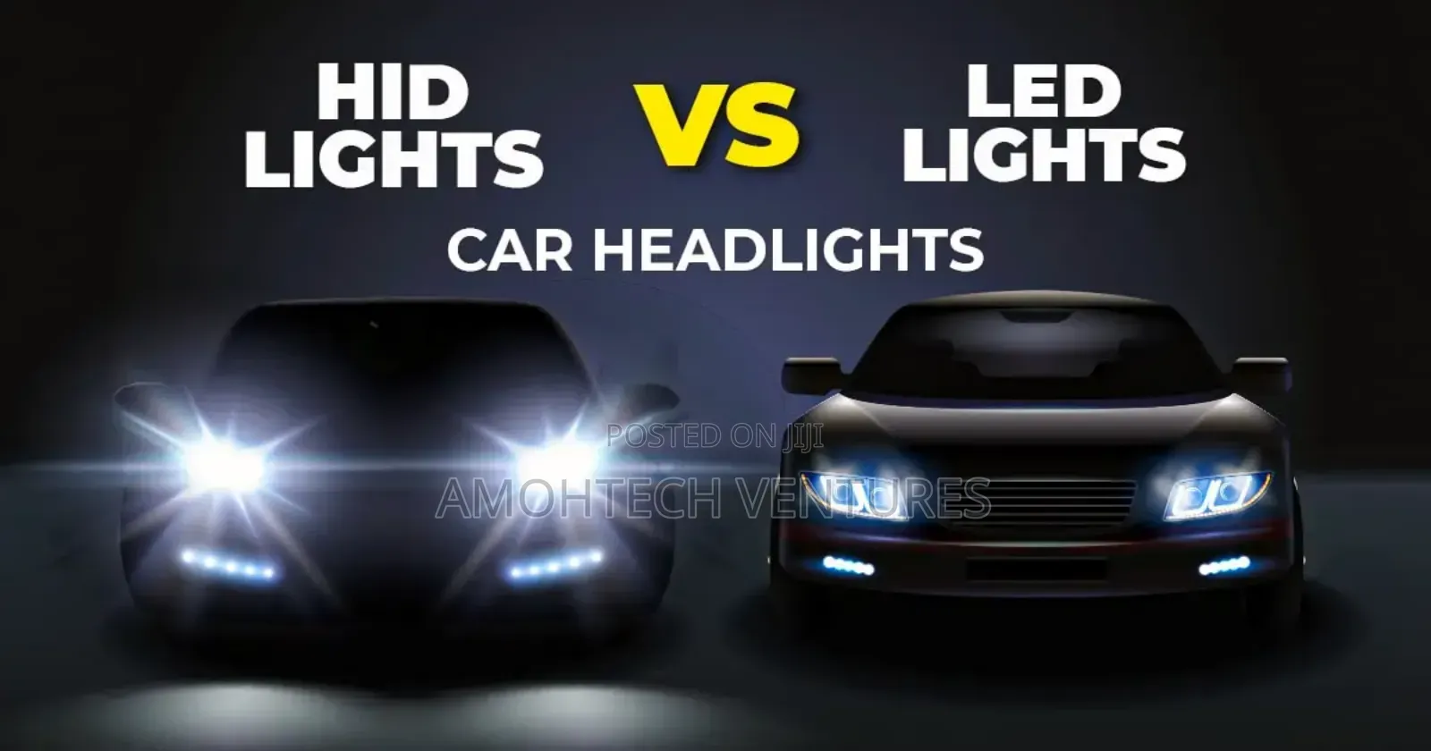 Led Headlight High And Low Beam Spot Light