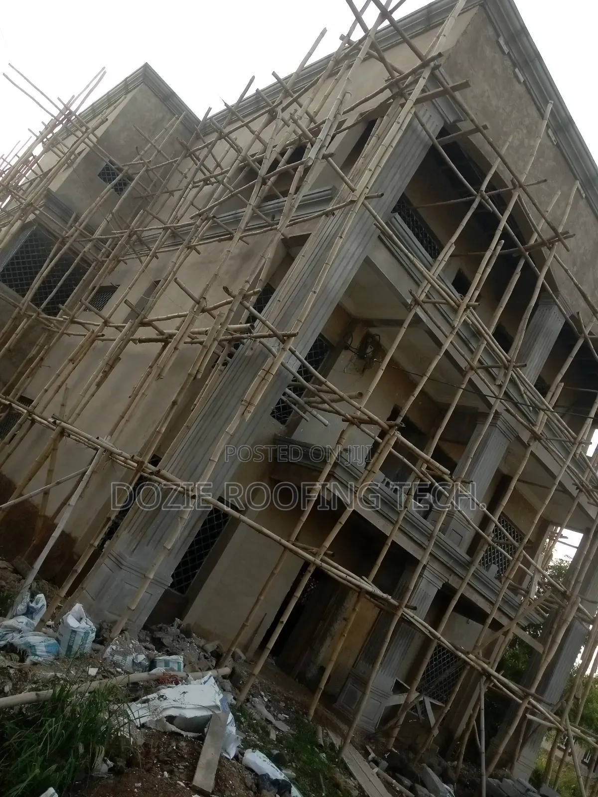 Bamboo Scaffolding Work