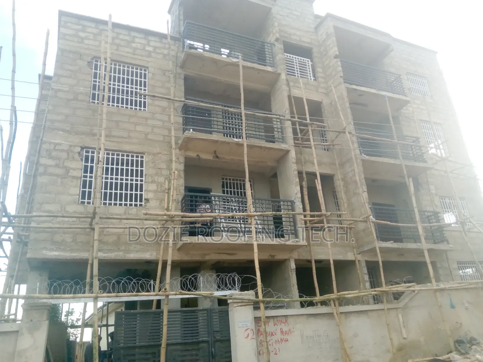 Bamboo Scaffolding Work