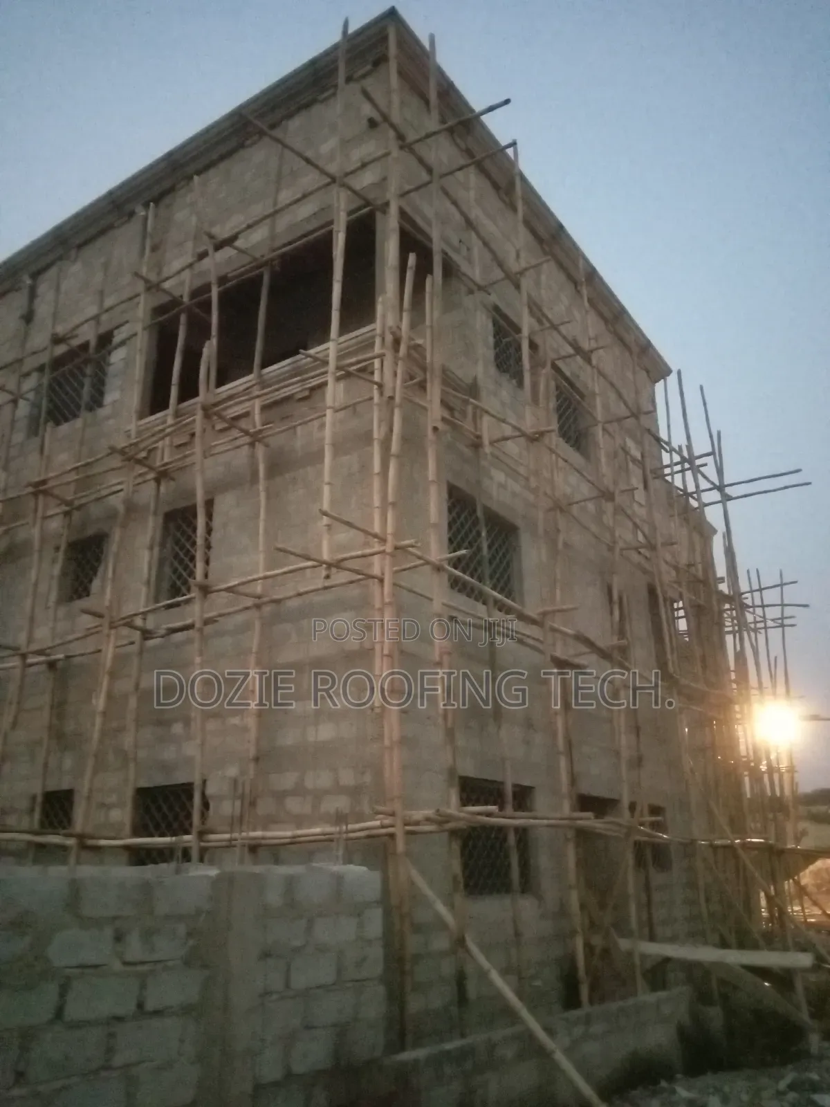 Bamboo Scaffolding Work
