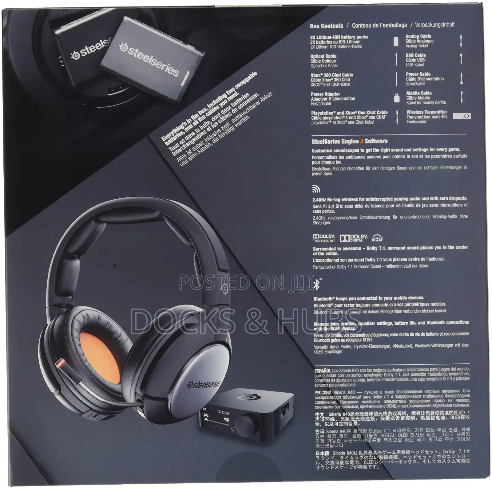 Steelseries Siberia P800 Wireless Gaming Headset - Dolby 7.1