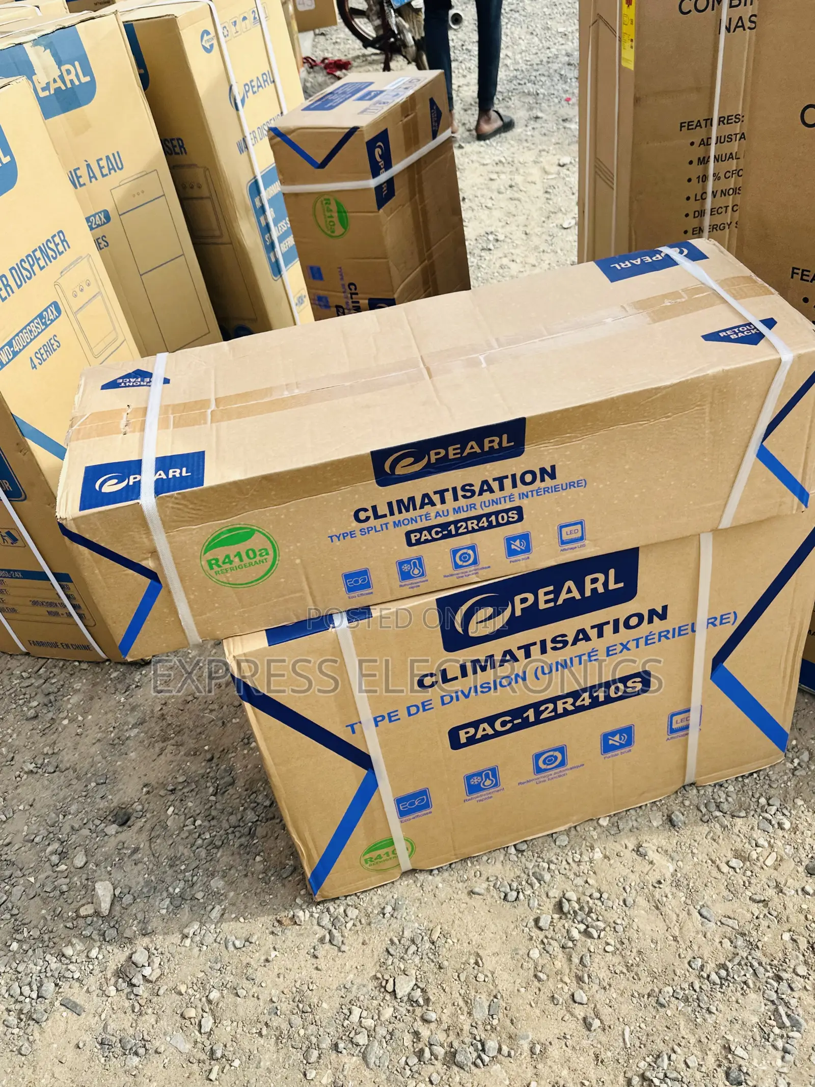 Self Cleaning Filter Pearl White Ac 1.5hp Split R410 Gas