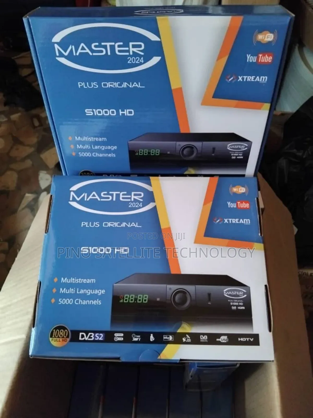 Multi Tv. Decoder and Dish. Digital Satellite Decoder