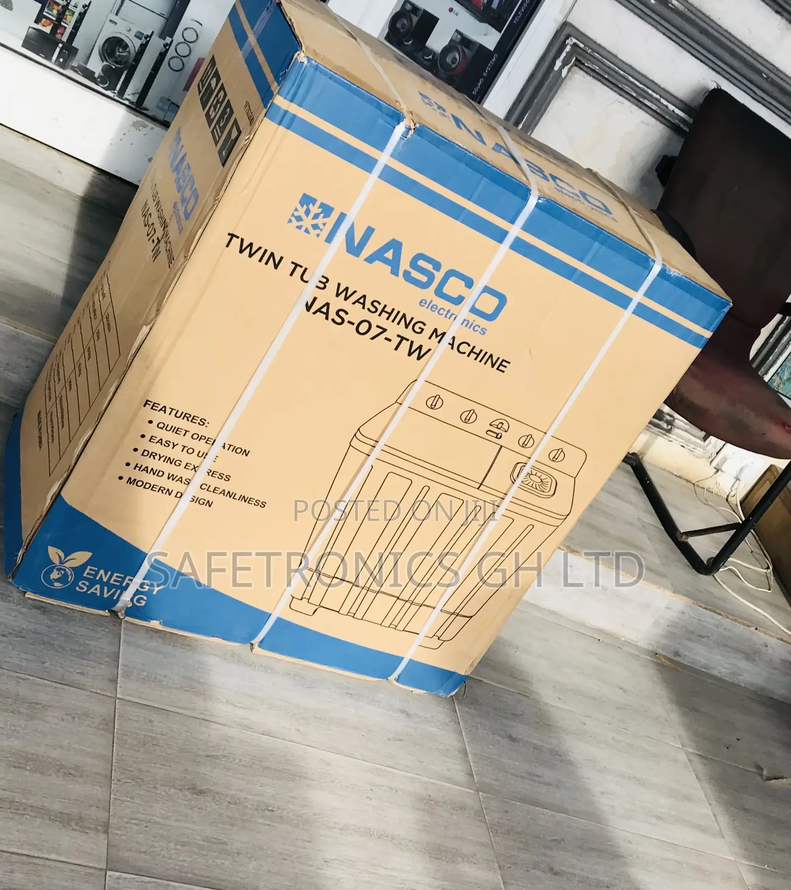 Get Durable 7kg Dualwasher Nasco Semi Auto Topload
