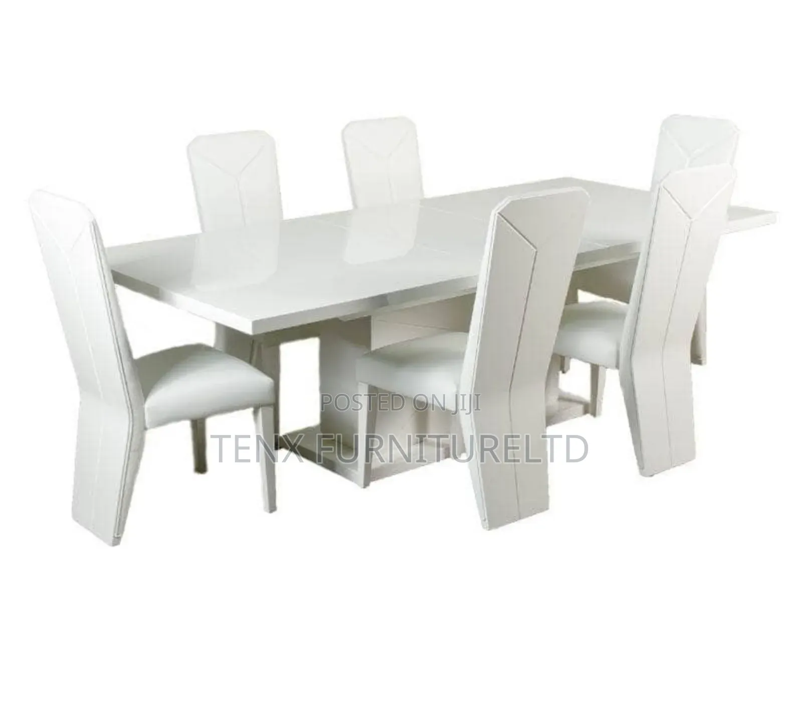 Dining Set (White Inn) 8/6 Seater