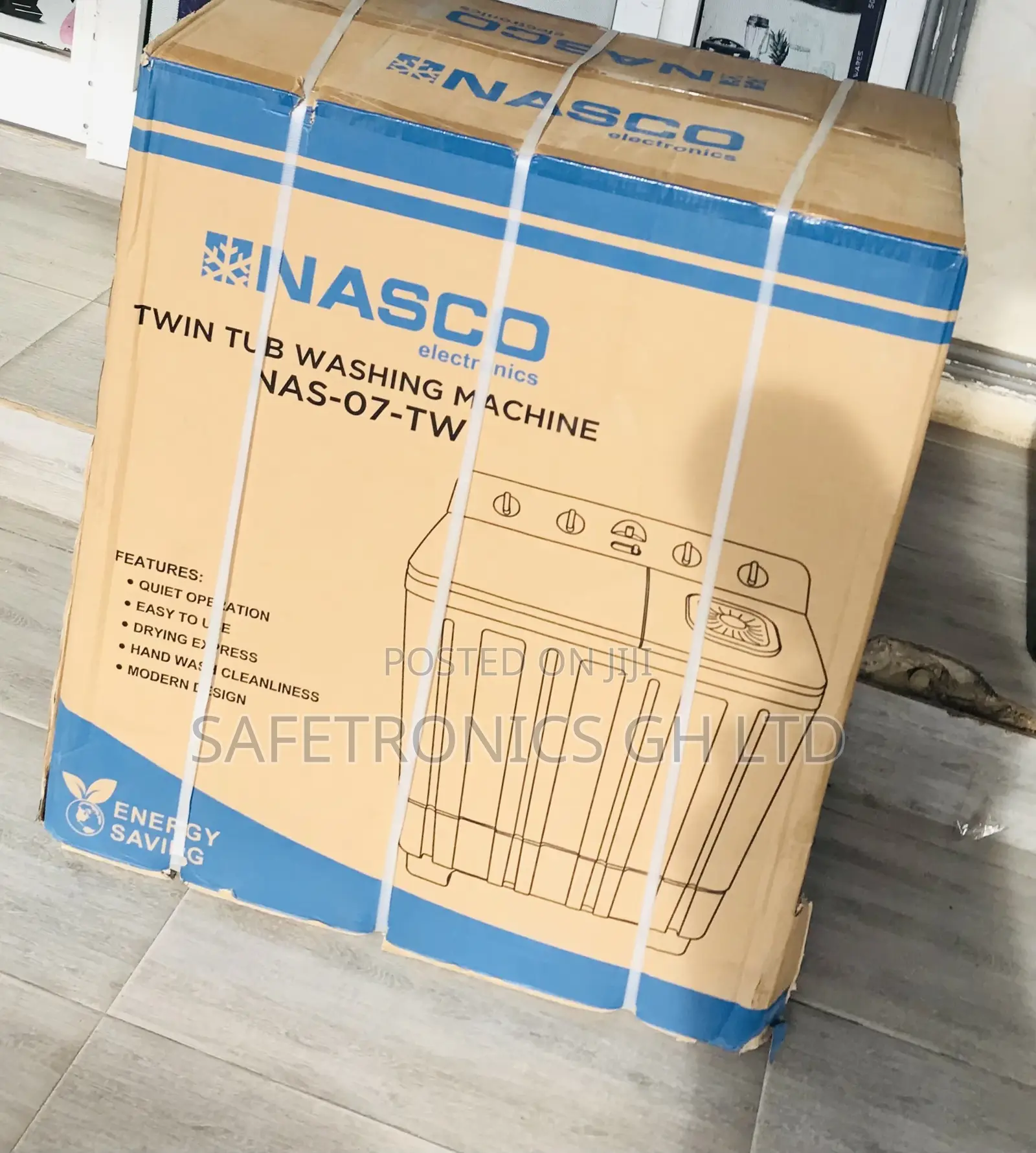 Super Powerful 7kg Topload Semi-Auto Nasco Dualwasher