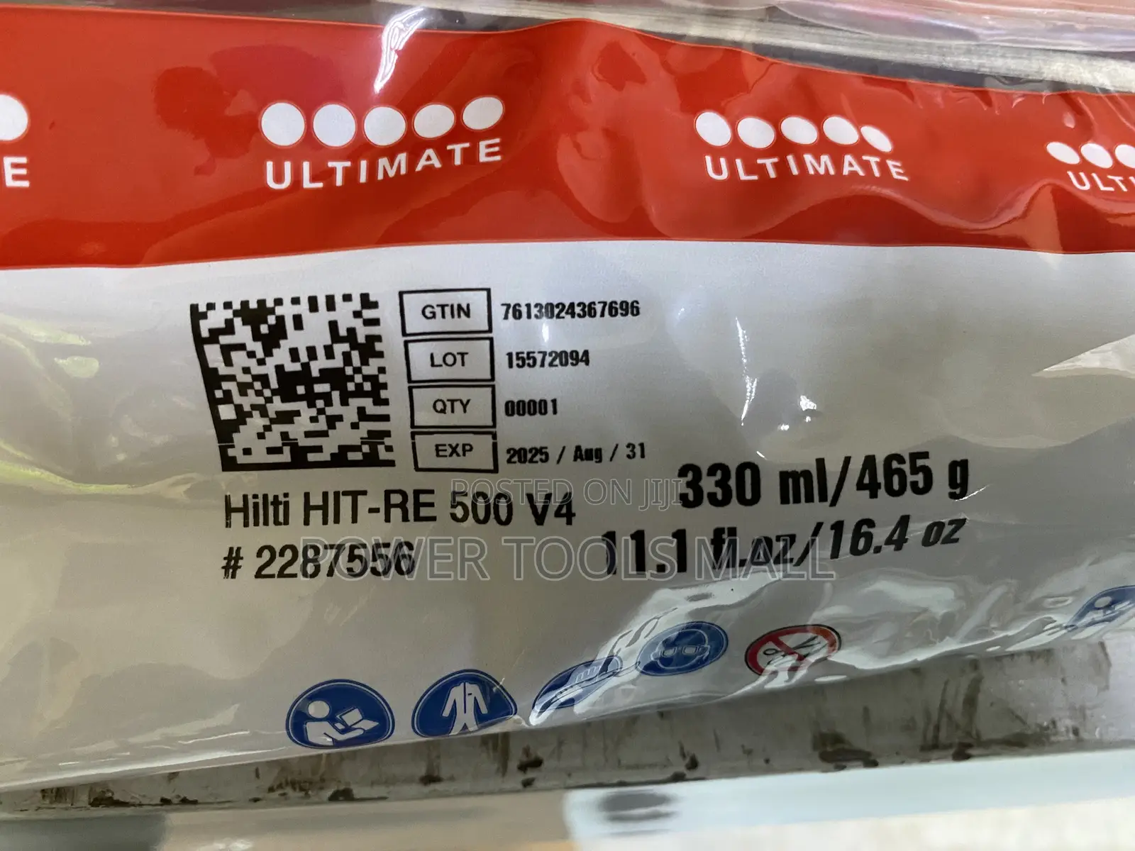 Hilti Re-500 Injectable Mortar