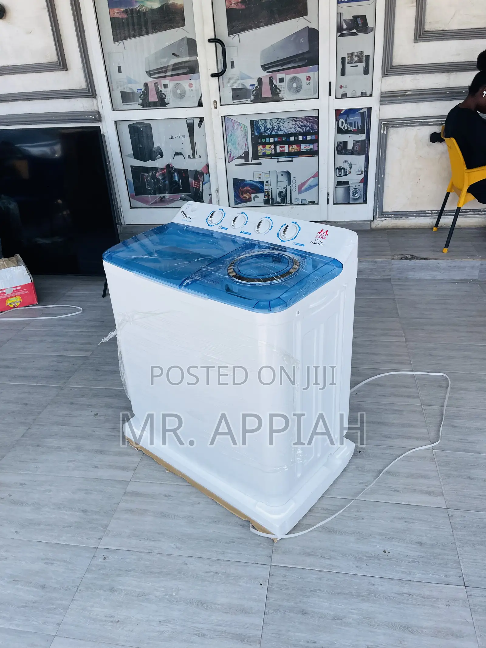 Energy Sufficient Zara 11kg Semi-Auto Washing Machine.