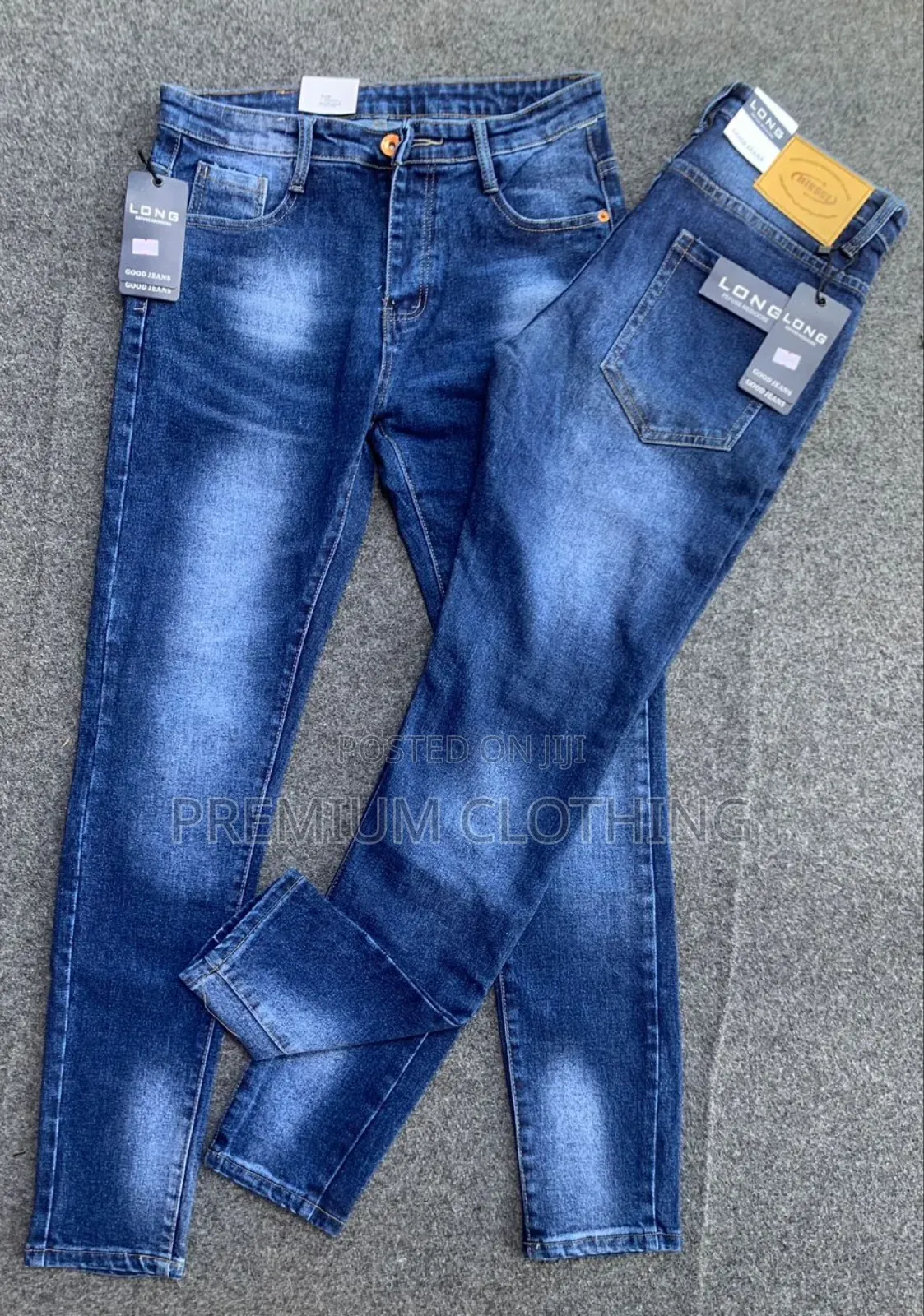 Blue Jeans Trousers for Men Available