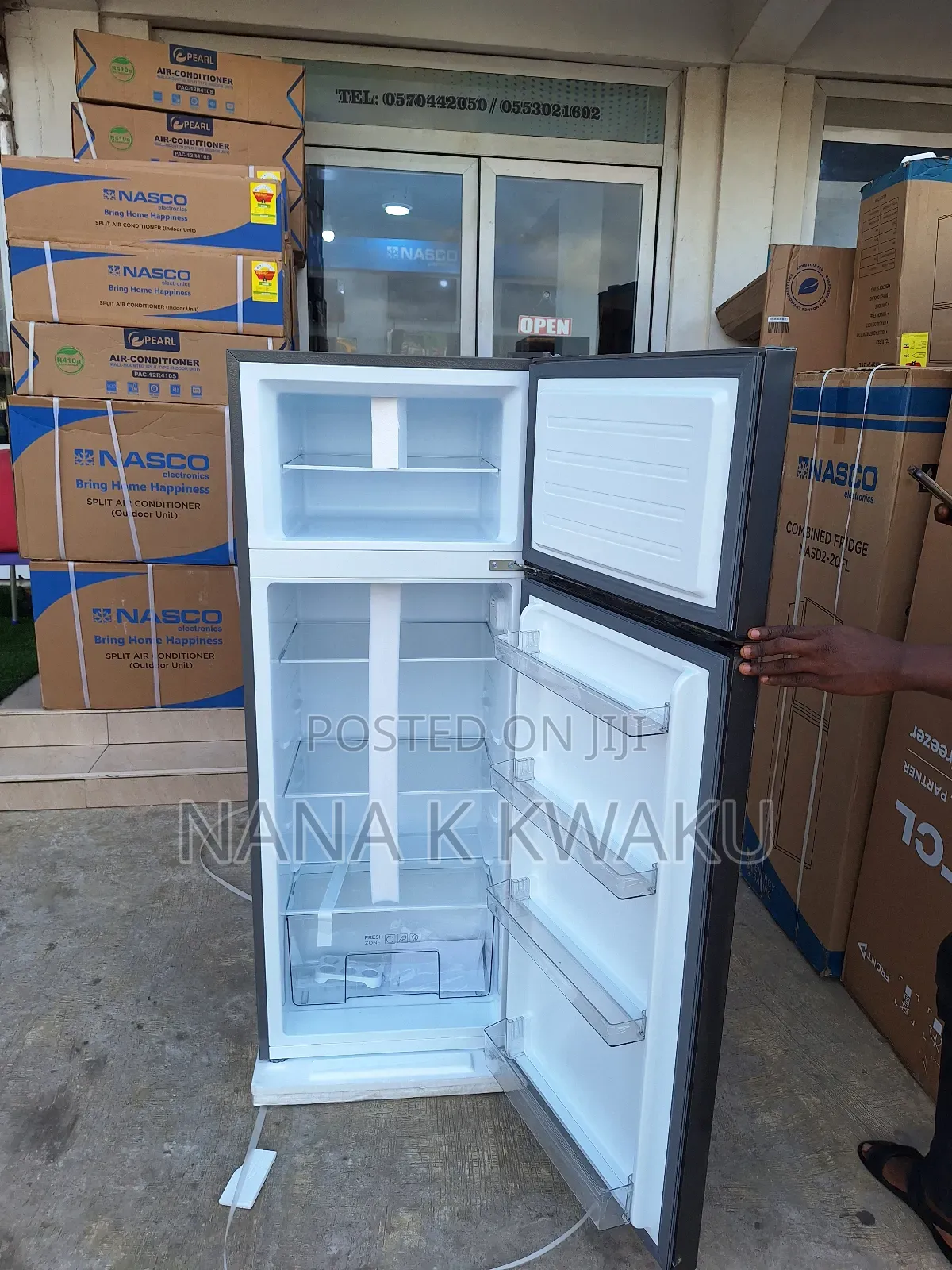Top Freezer_tcl 208litres Double Door Fridge