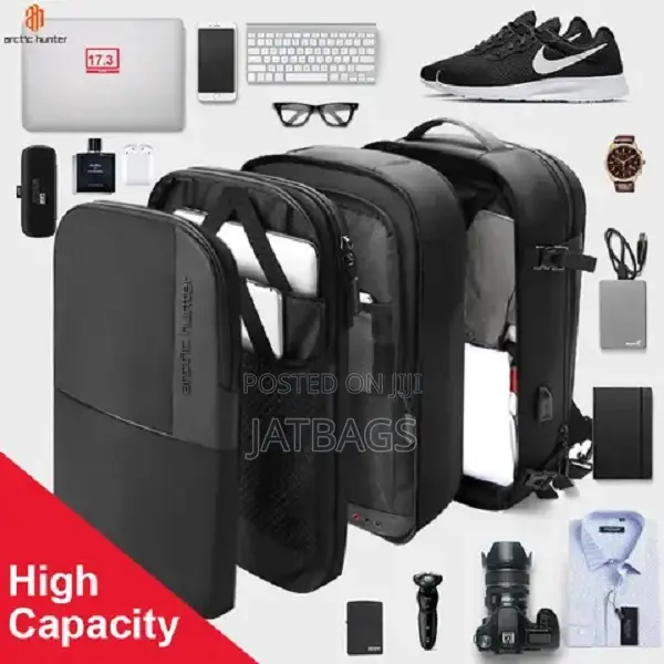 2 Bags In 1 Detachable Laptop Backpack (FREE DELIVERY)