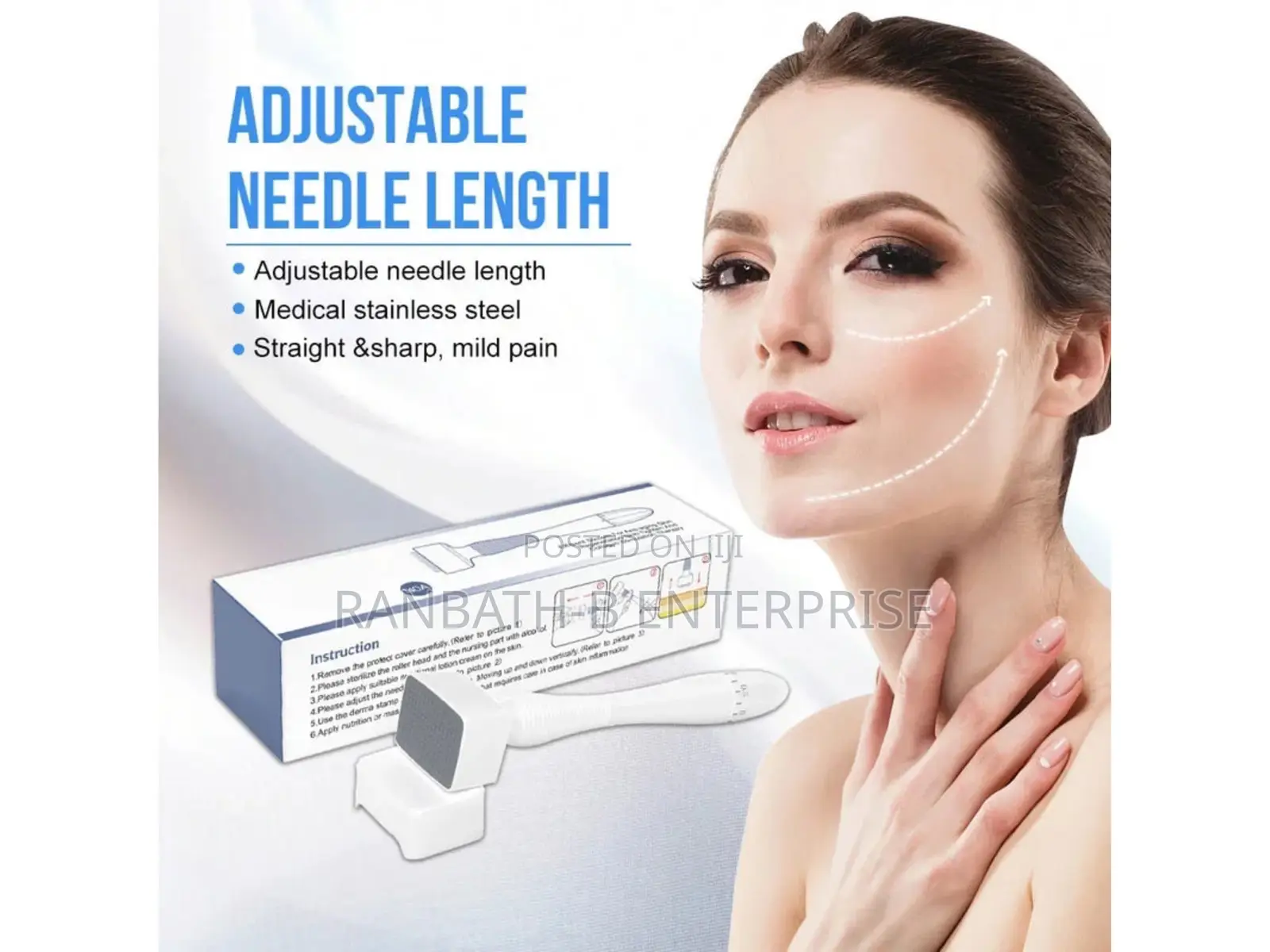 Derma Stamp- Adjustable Stamp For Face, Beauty Hair