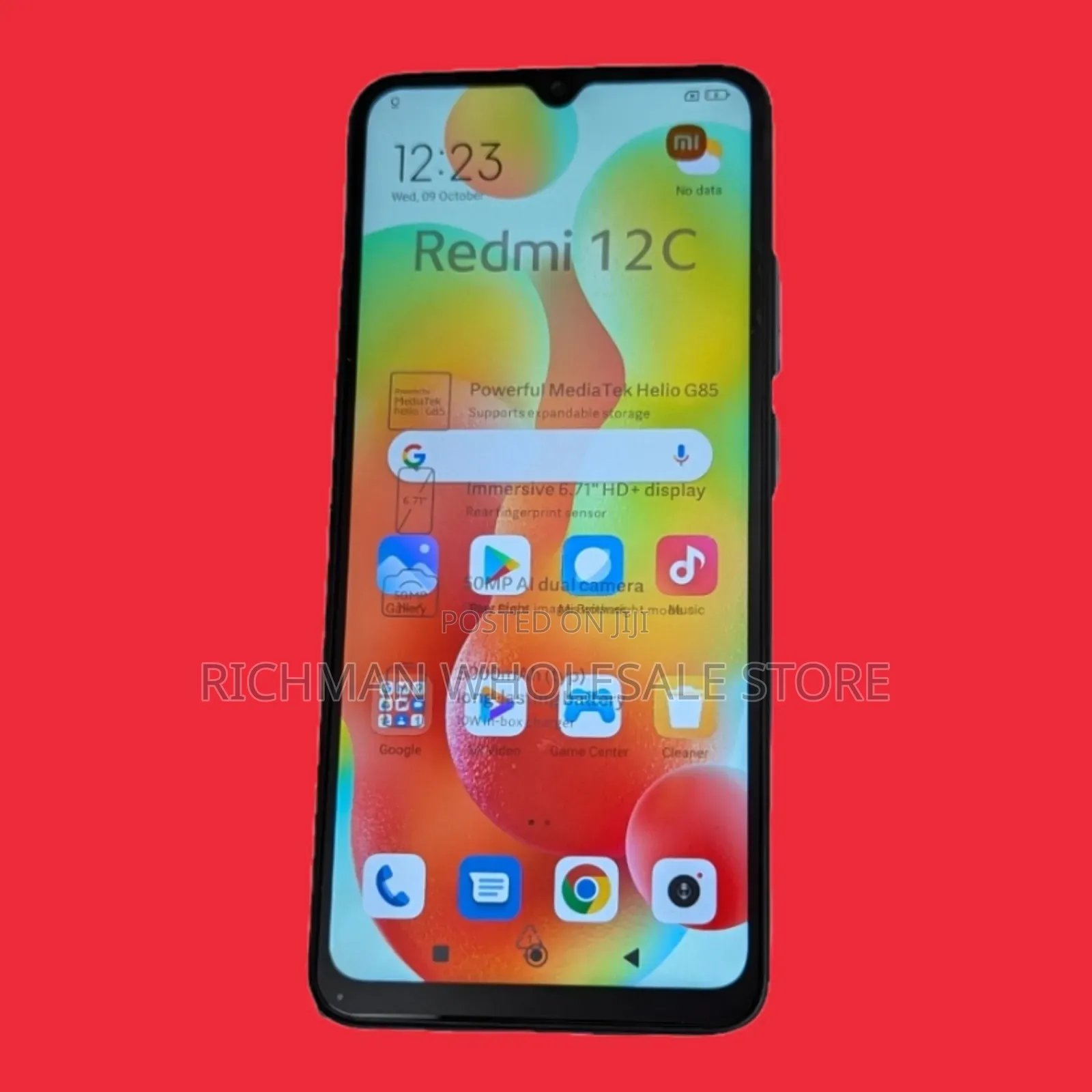 New Xiaomi Redmi 12C 128 GB Black