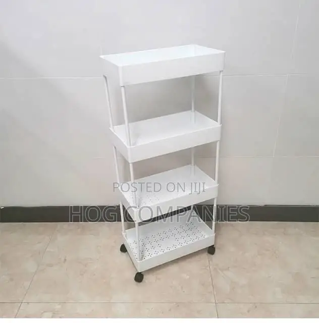 4 Tier Storage Rack With Wheels