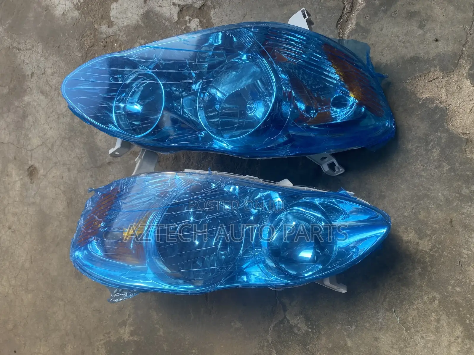 Toyota Corrolla 2003-2008 Head Lights Black Type