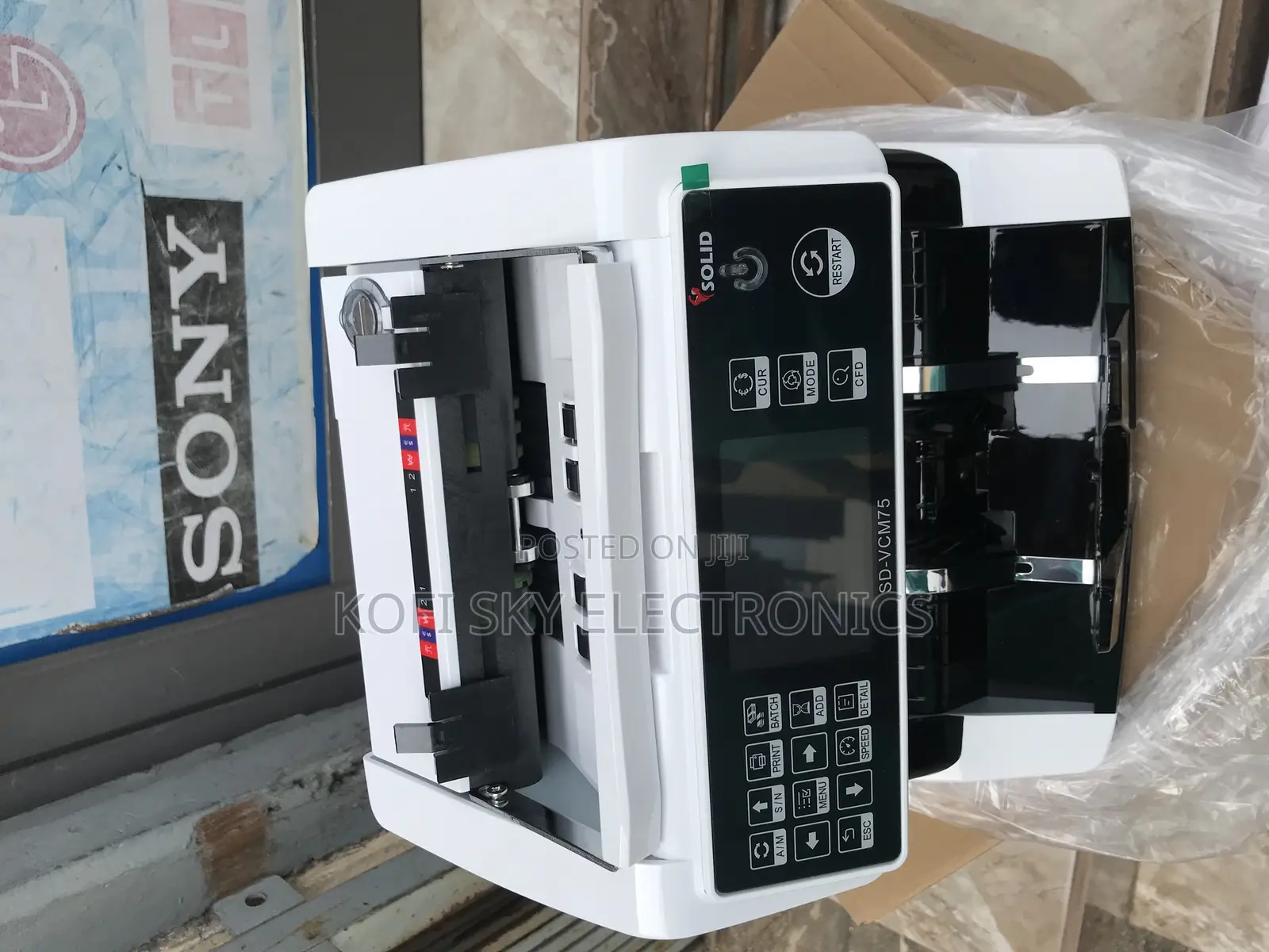 Voguish Solid Bill Counter Multi Currency Value Counter