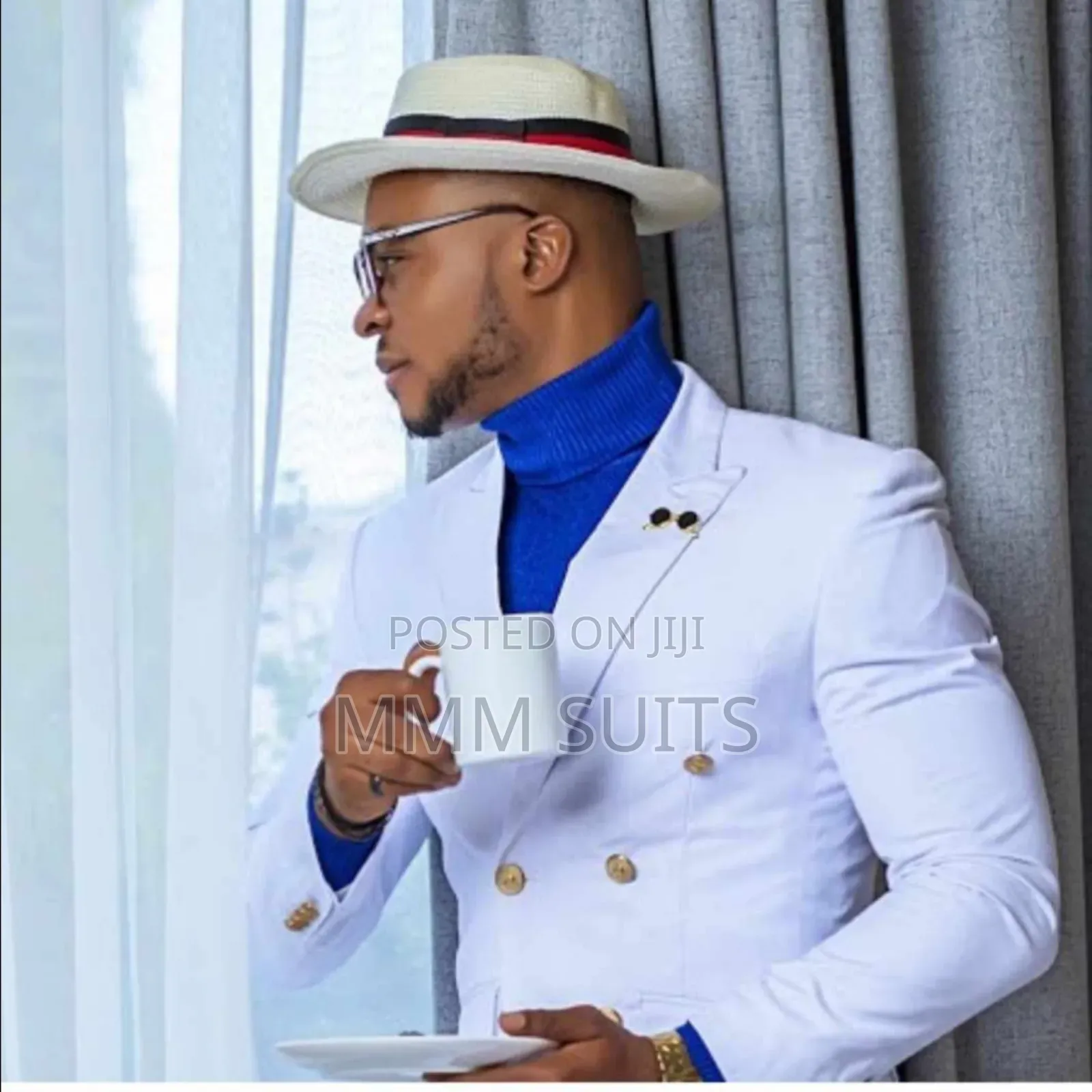 Quality 2-Piece Double-Breasted Men Suit