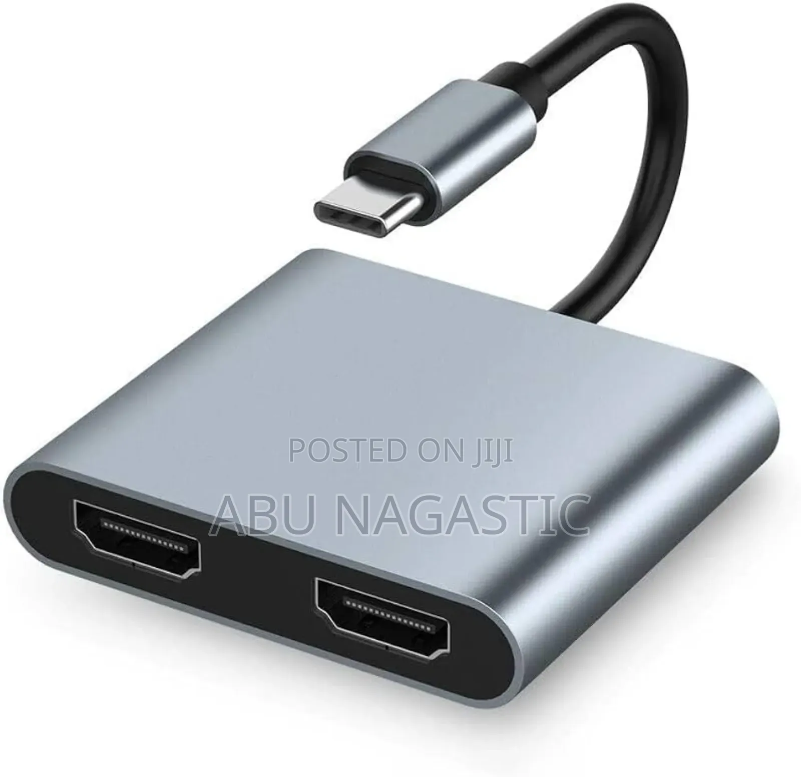 USB C to Dual HDMI Type-C Adapter