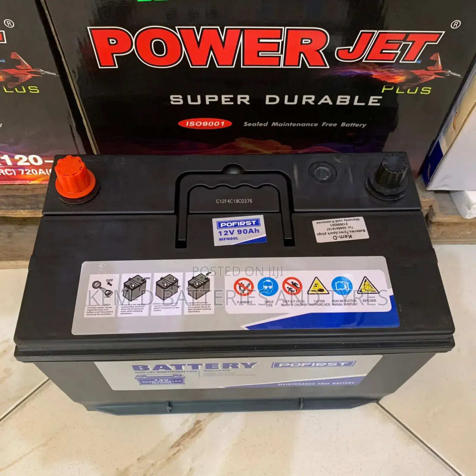17 Plates Battery 90ah _ Free Delivery