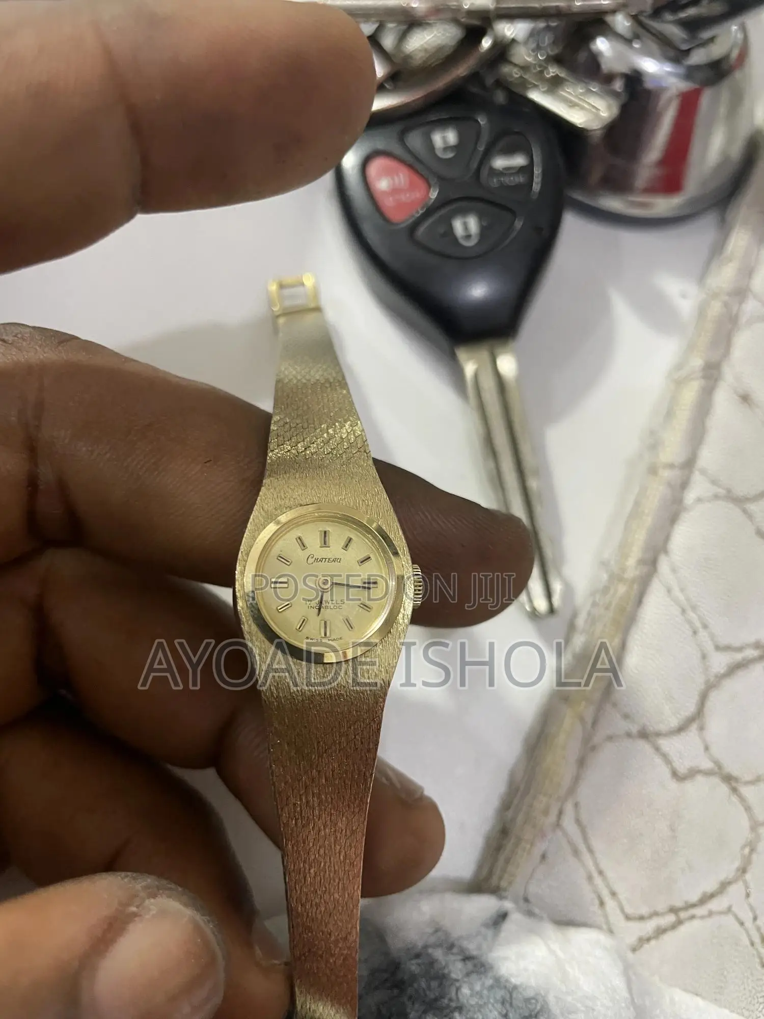 Female Le Chateau Watch Vintage Gold Watch 5864
