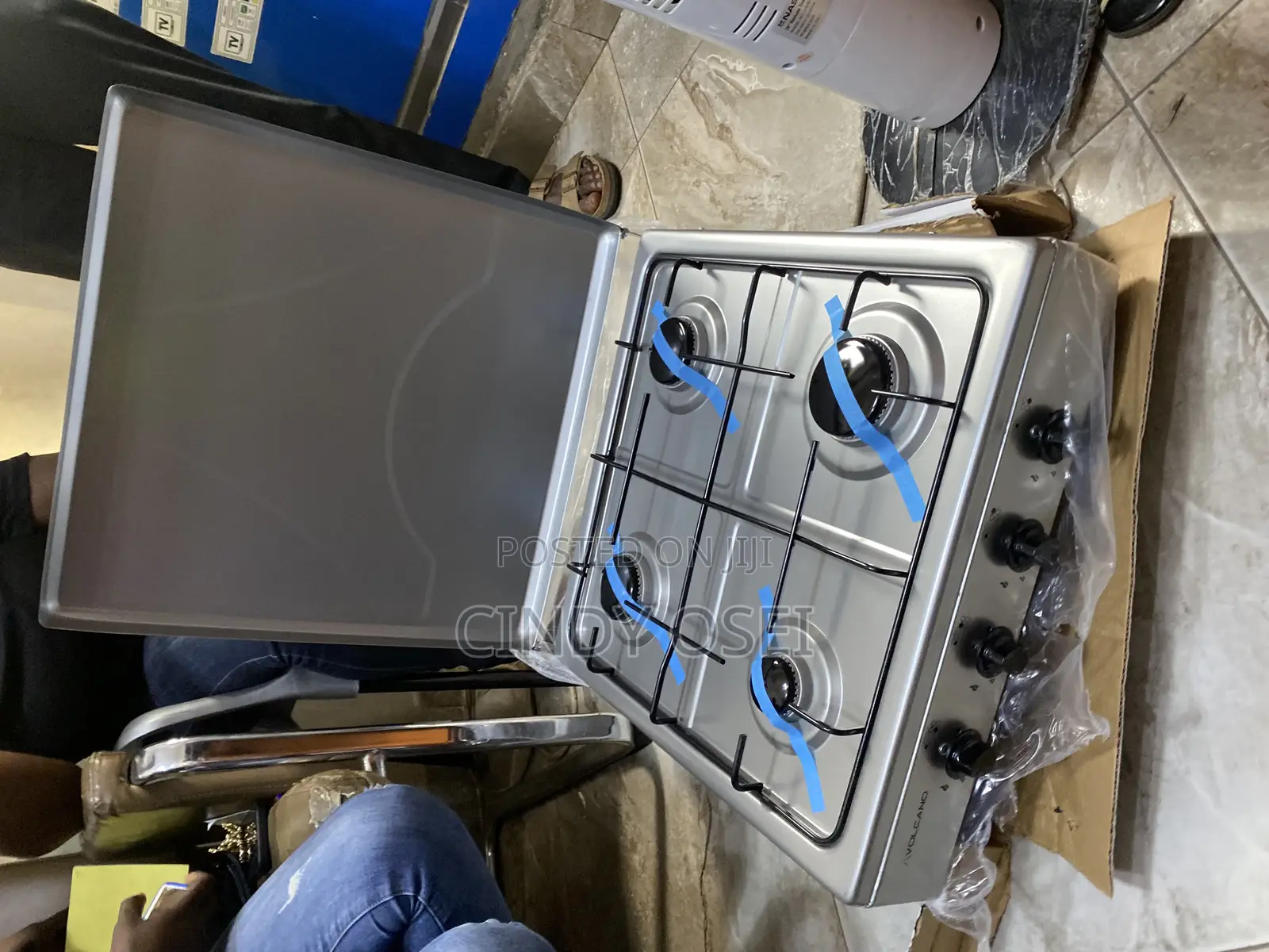 Glamorous Volcano 4burner Gas Cooker With Lid