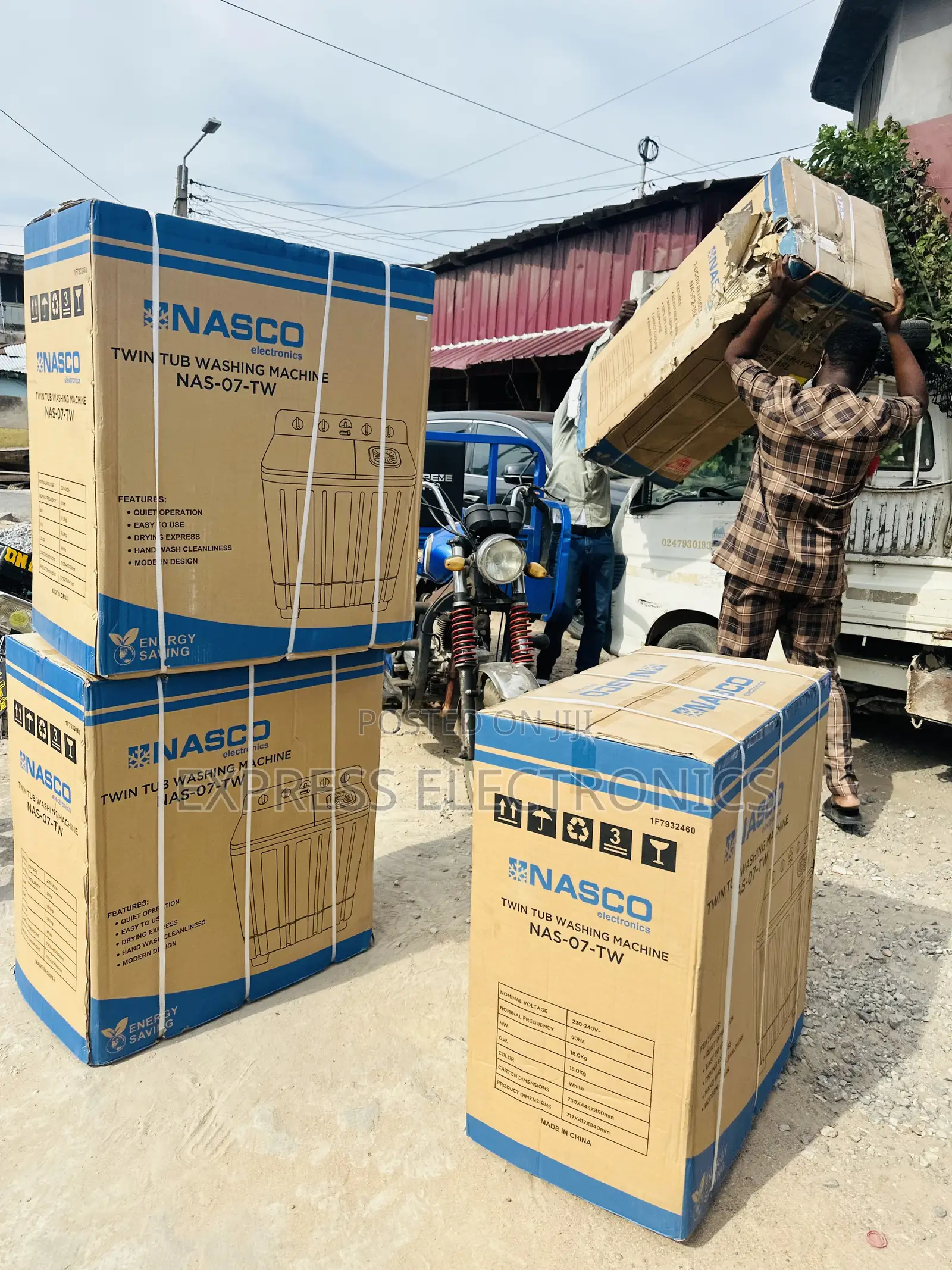 Wind Jet Dry Washing Machine 7kg Topload Nasco