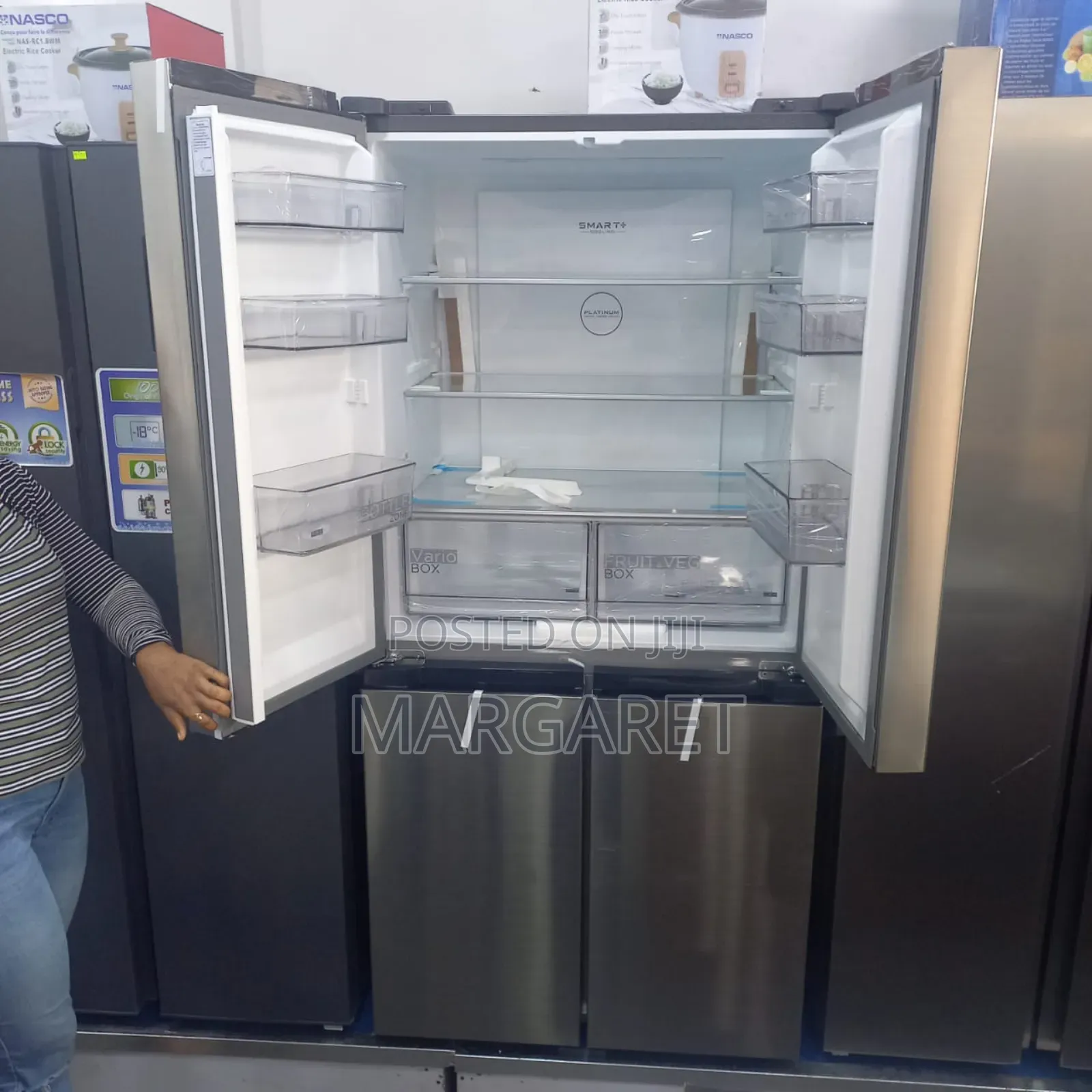 Papabi 4 Doors Midea Side by Side Fridge