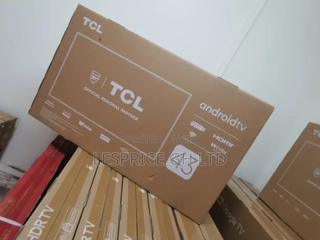 Select// TCL 43” Android Bluetooth Tv